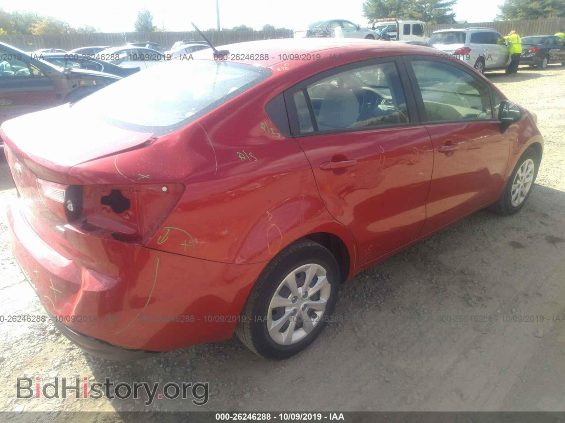 2013 KIA RIO - VIN: KNADM4A33D6221095 - Фото 4
