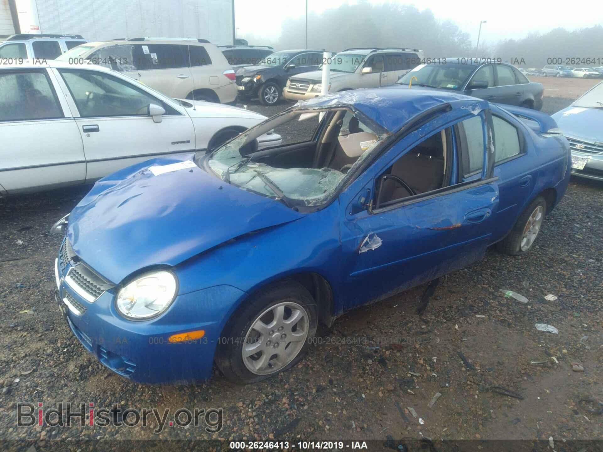 2005 DODGE NEON - VIN: 1B3ES56C75D209087 - Фото 2