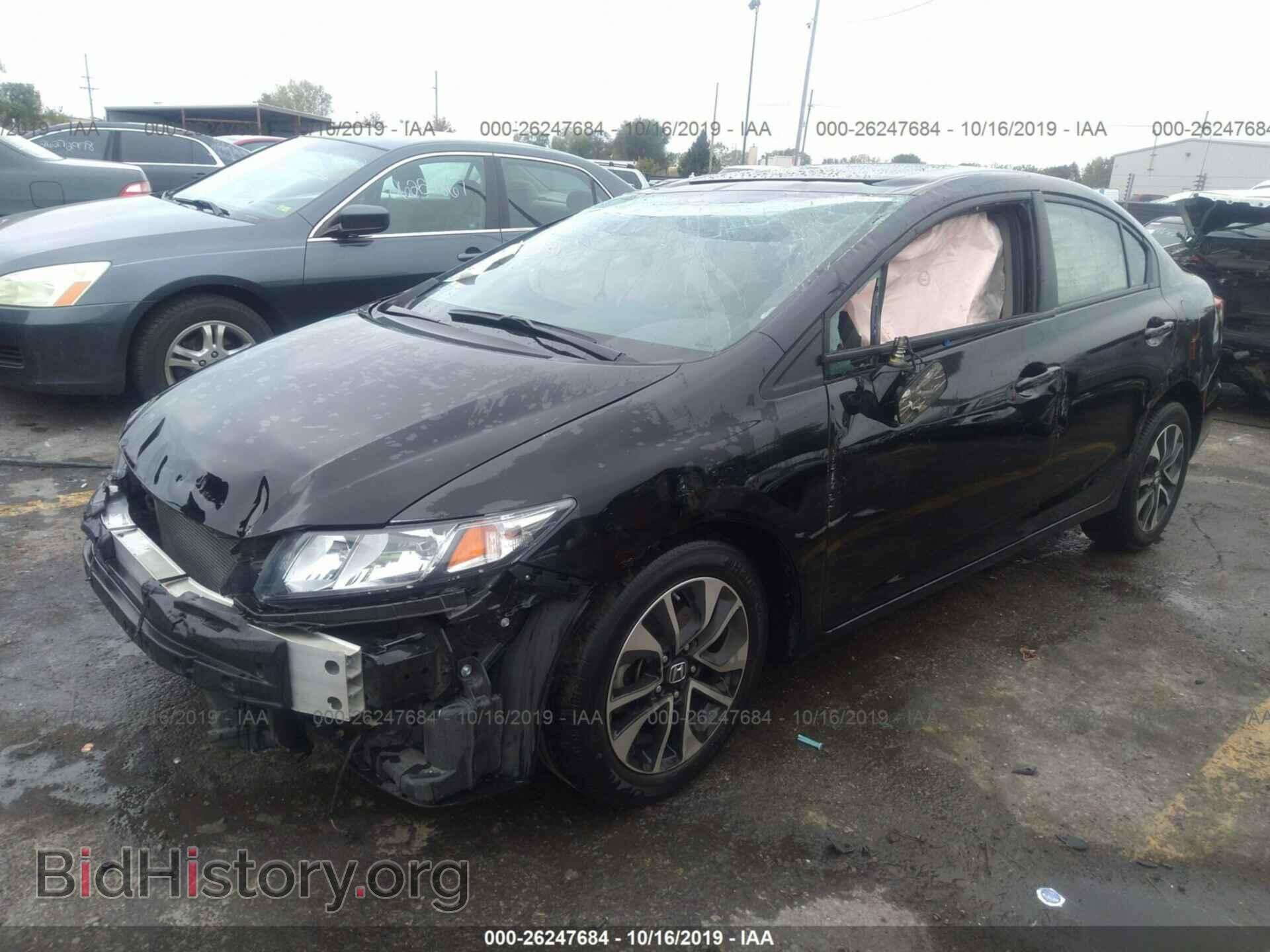 2013 HONDA CIVIC - VIN: 2HGFB2F91DH536626 - Фото 2