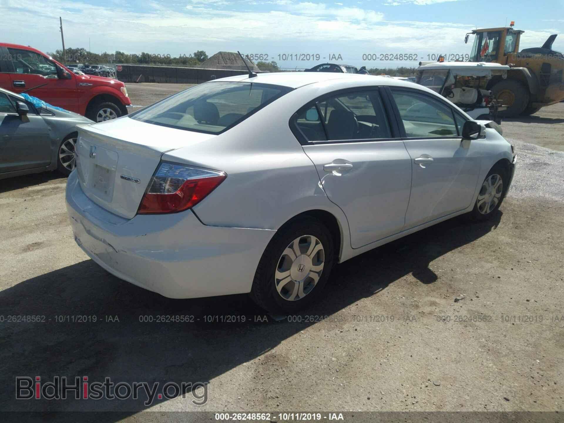 2012 HONDA CIVIC - VIN: JHMFB4F26CS006509 - Фото 4