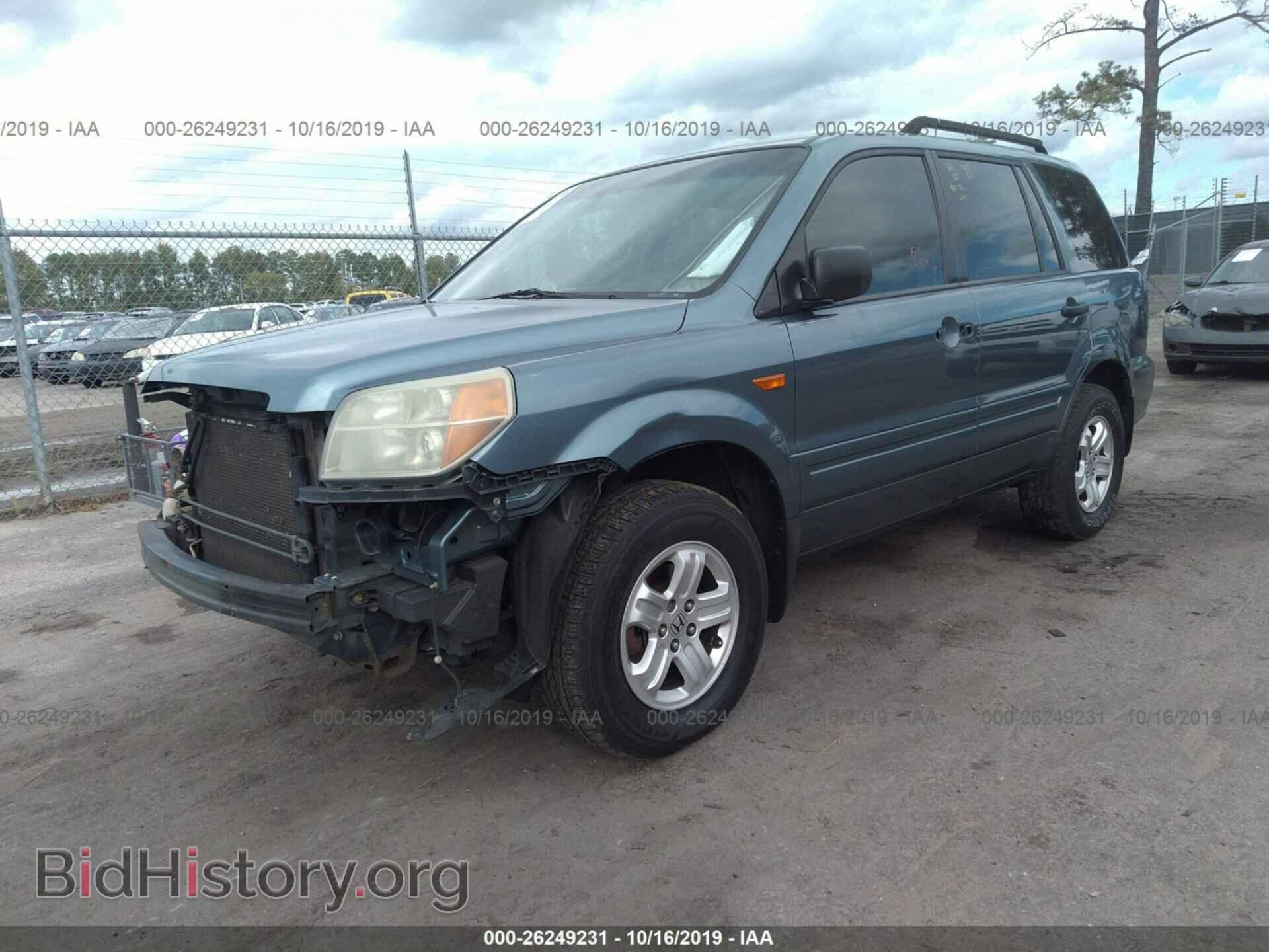 2006 HONDA PILOT - VIN: 5FNYF28196B023068 - Фото 2