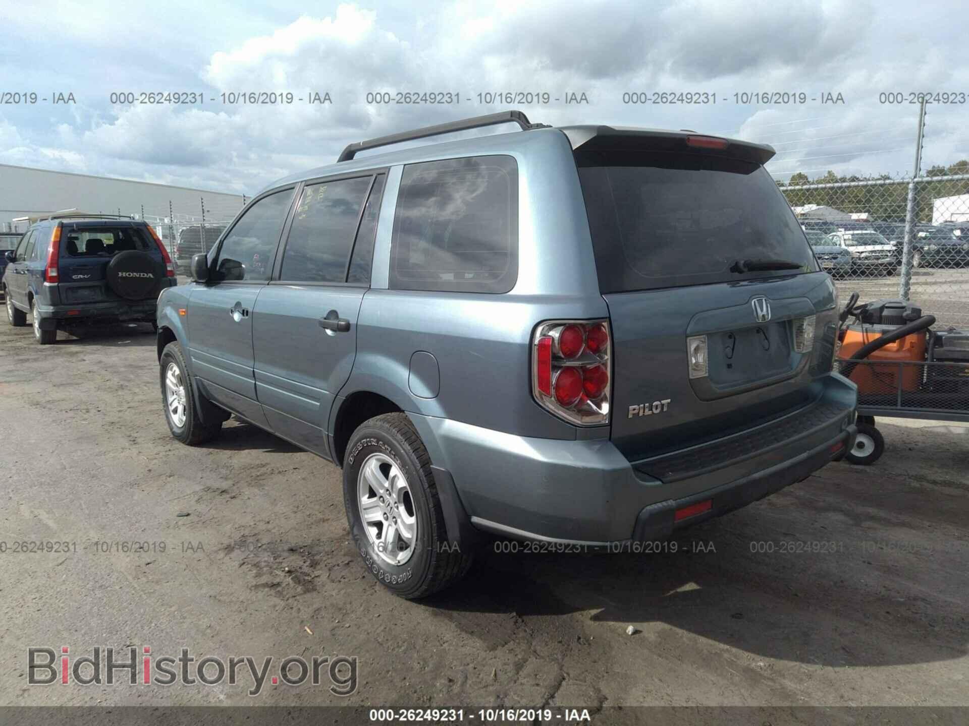 2006 HONDA PILOT - VIN: 5FNYF28196B023068 - Фото 3