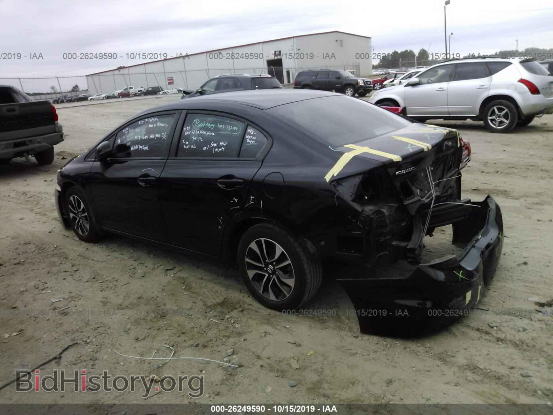 2013 HONDA CIVIC - VIN: 19XFB2F87DE042191 - Фото 3