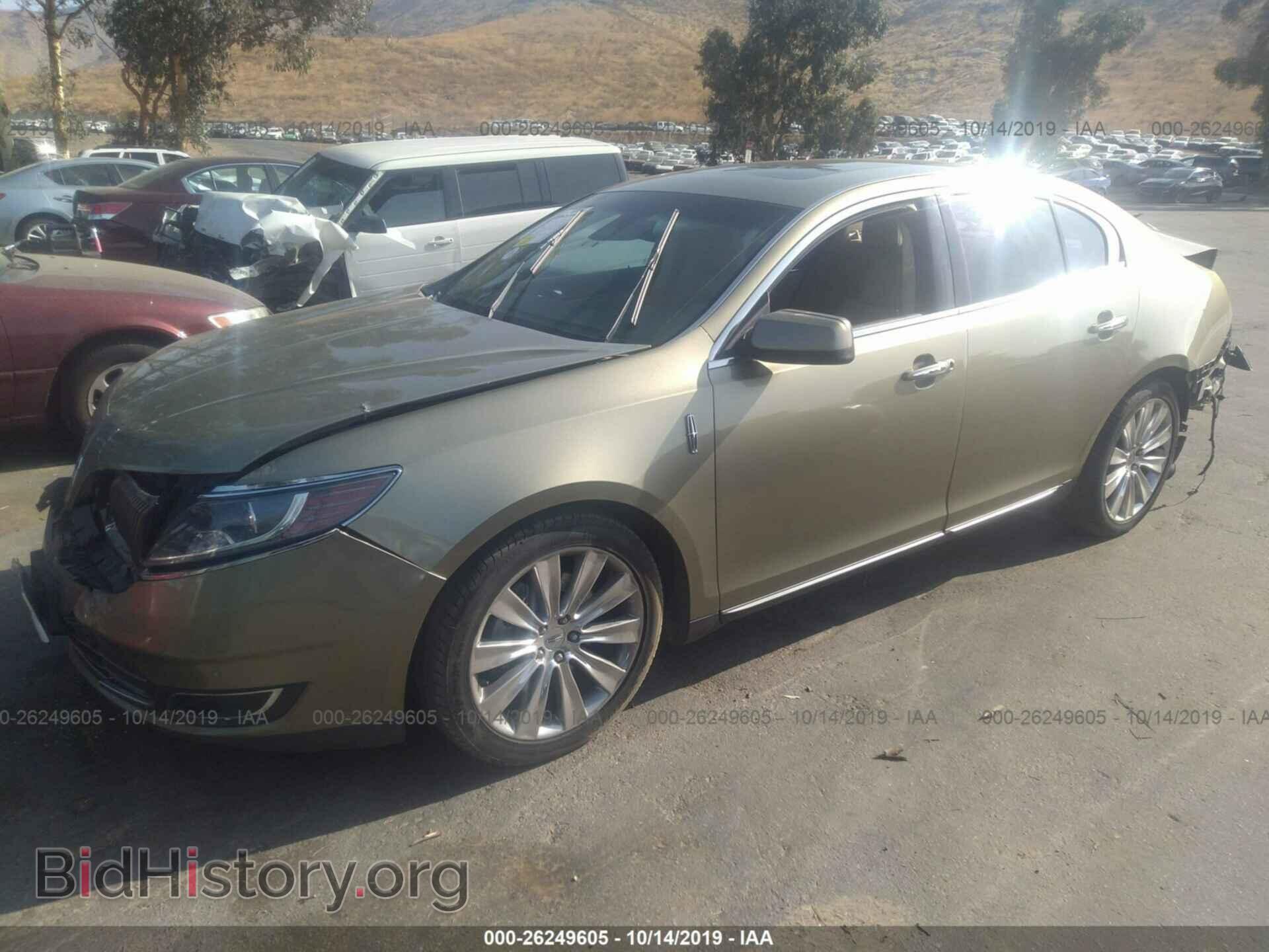 2013 Lincoln MKS - VIN: 1LNHL9FT7DG609854 - Фото 2