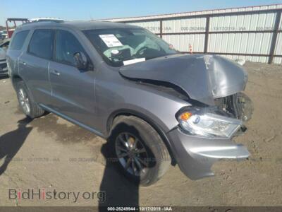 2016 Dodge DURANGO SXT, silver — VIN 1C4RDJAG9GC482845, IAAI