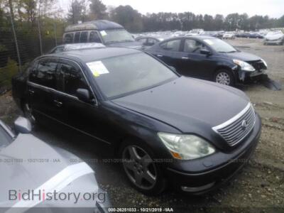 2005 Lexus LS 430, pewter — VIN JTHBN36F155005837, IAAI