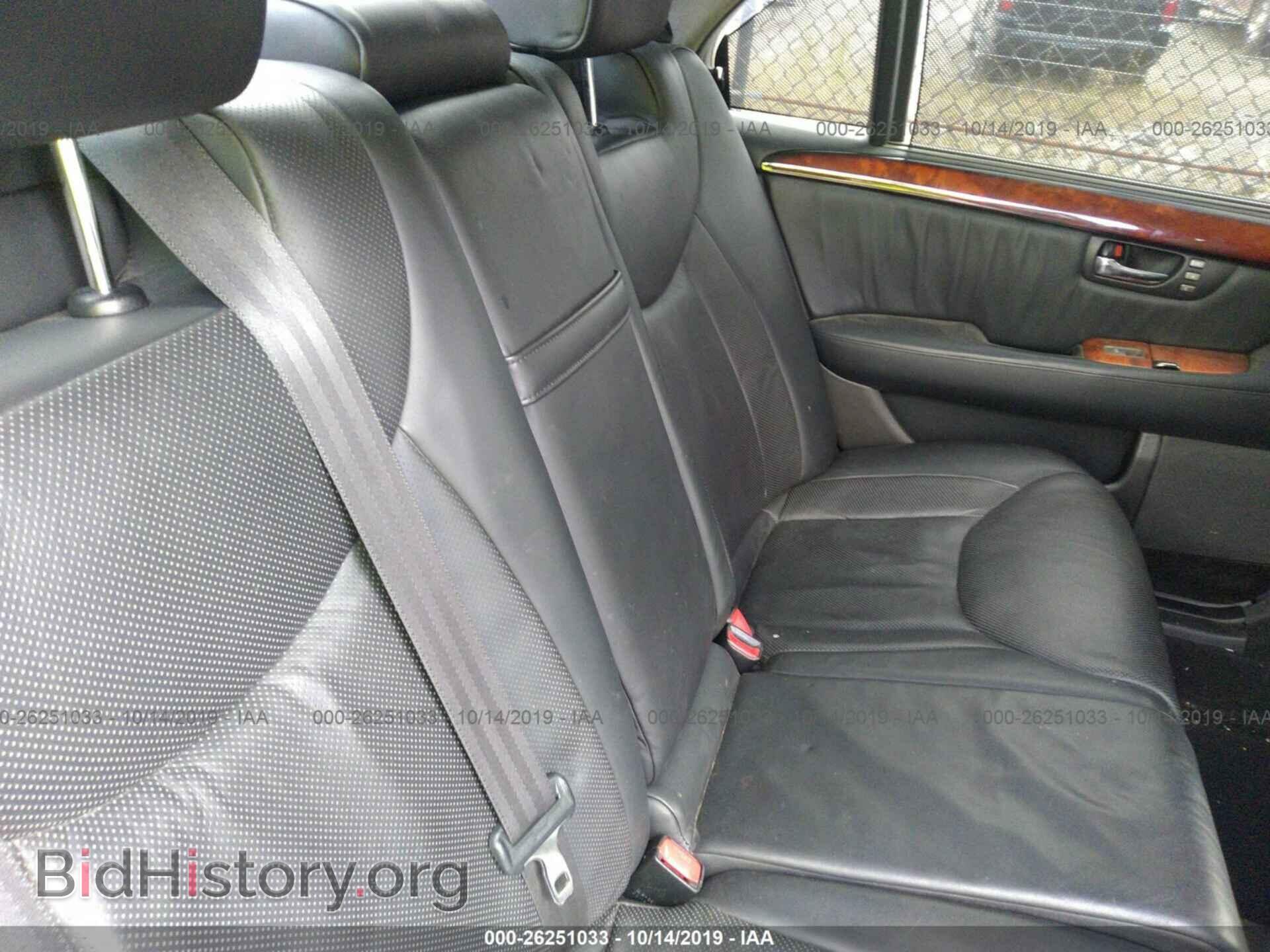 2005 LEXUS LS - VIN: JTHBN36F155005837 - Фото 8