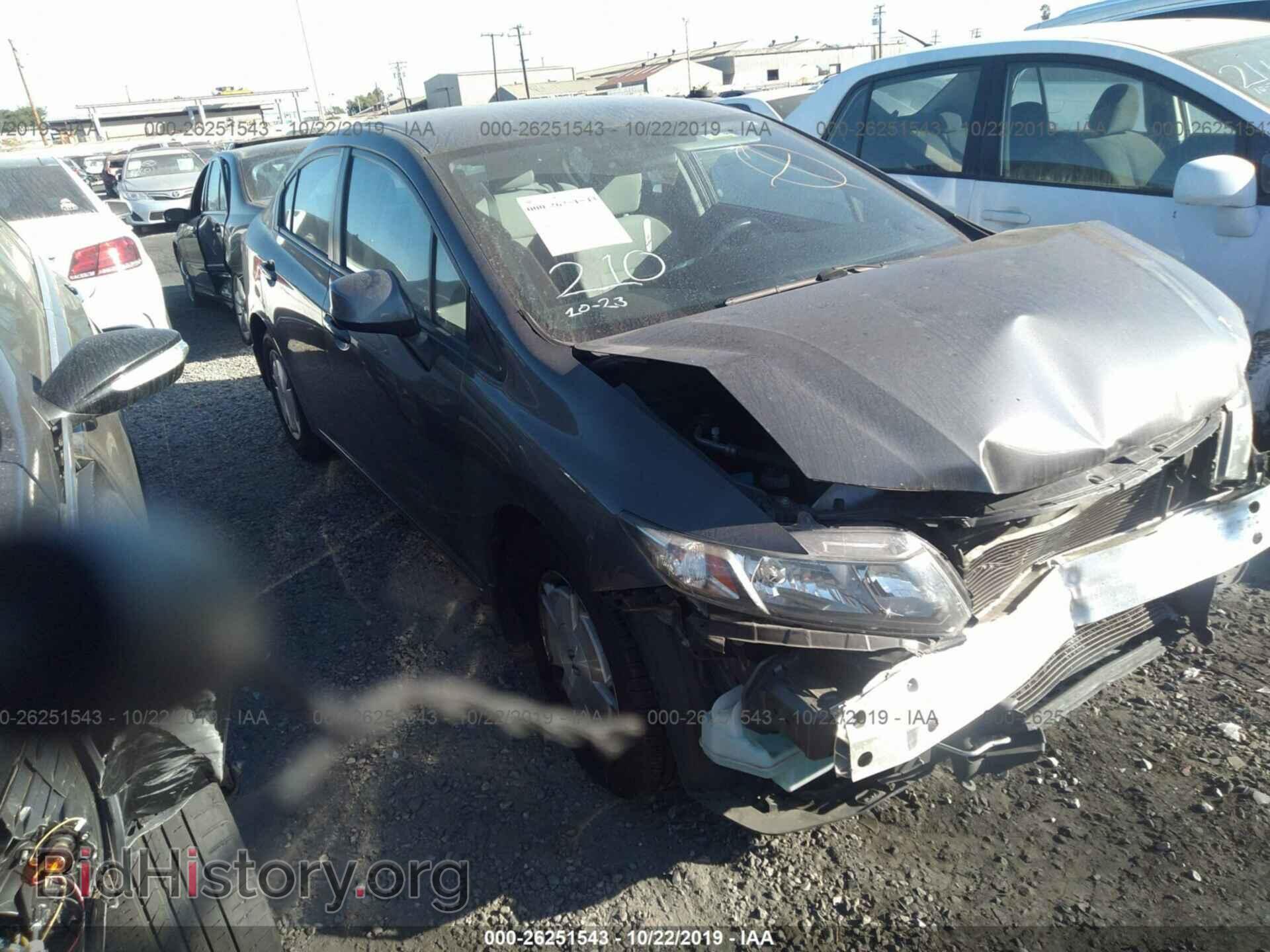 Фотография 2HGFB2F68DH585540 - HONDA CIVIC 2013
