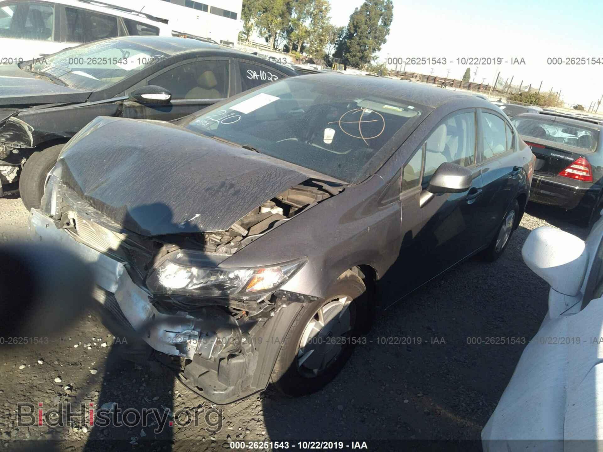 2013 HONDA CIVIC - VIN: 2HGFB2F68DH585540 - Photo 2