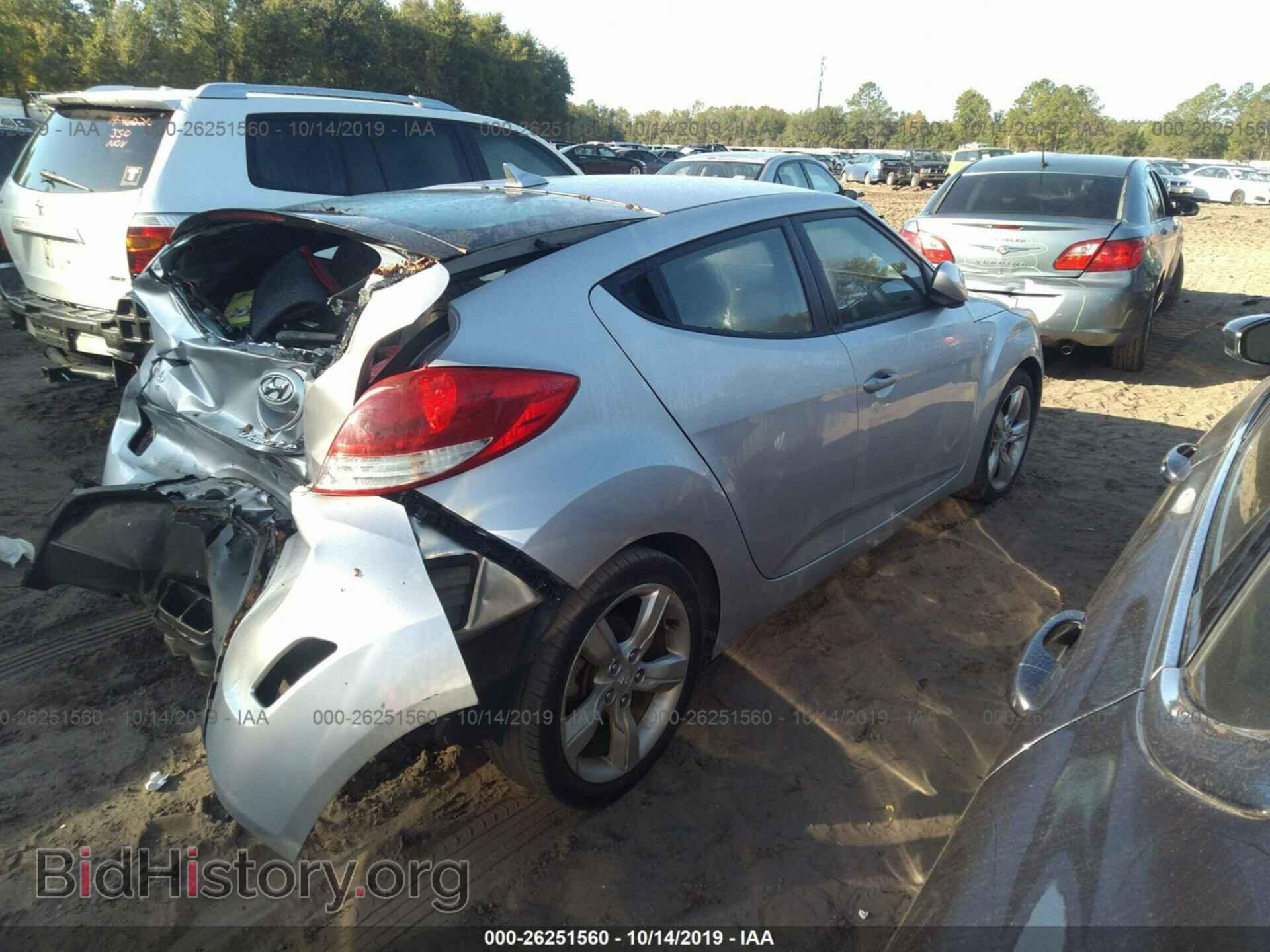 2012 HYUNDAI VELOSTER - VIN: KMHTC6AD6CU030962 - Фото 4