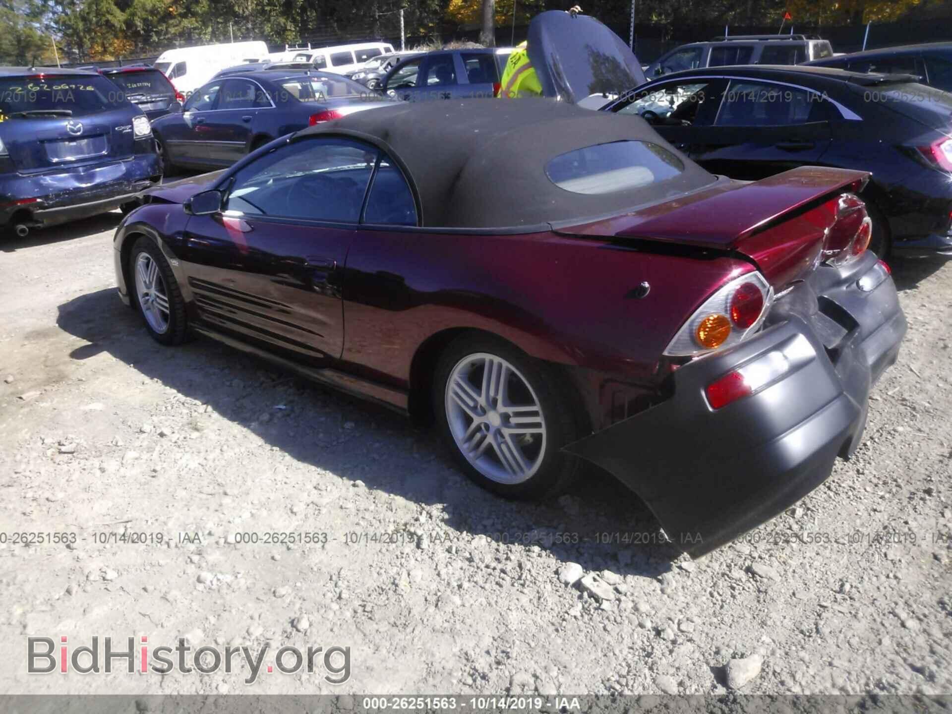 2003 MITSUBISHI ECLIPSE - VIN: 4A3AE55H03E047003 - Фото 3