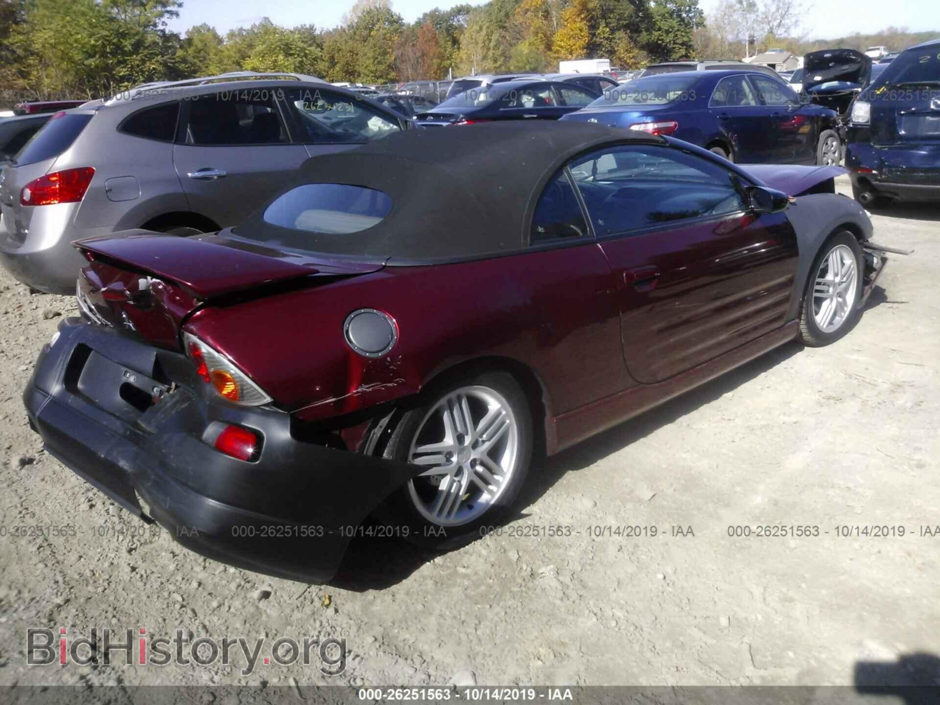 2003 MITSUBISHI ECLIPSE - VIN: 4A3AE55H03E047003 - Фото 4