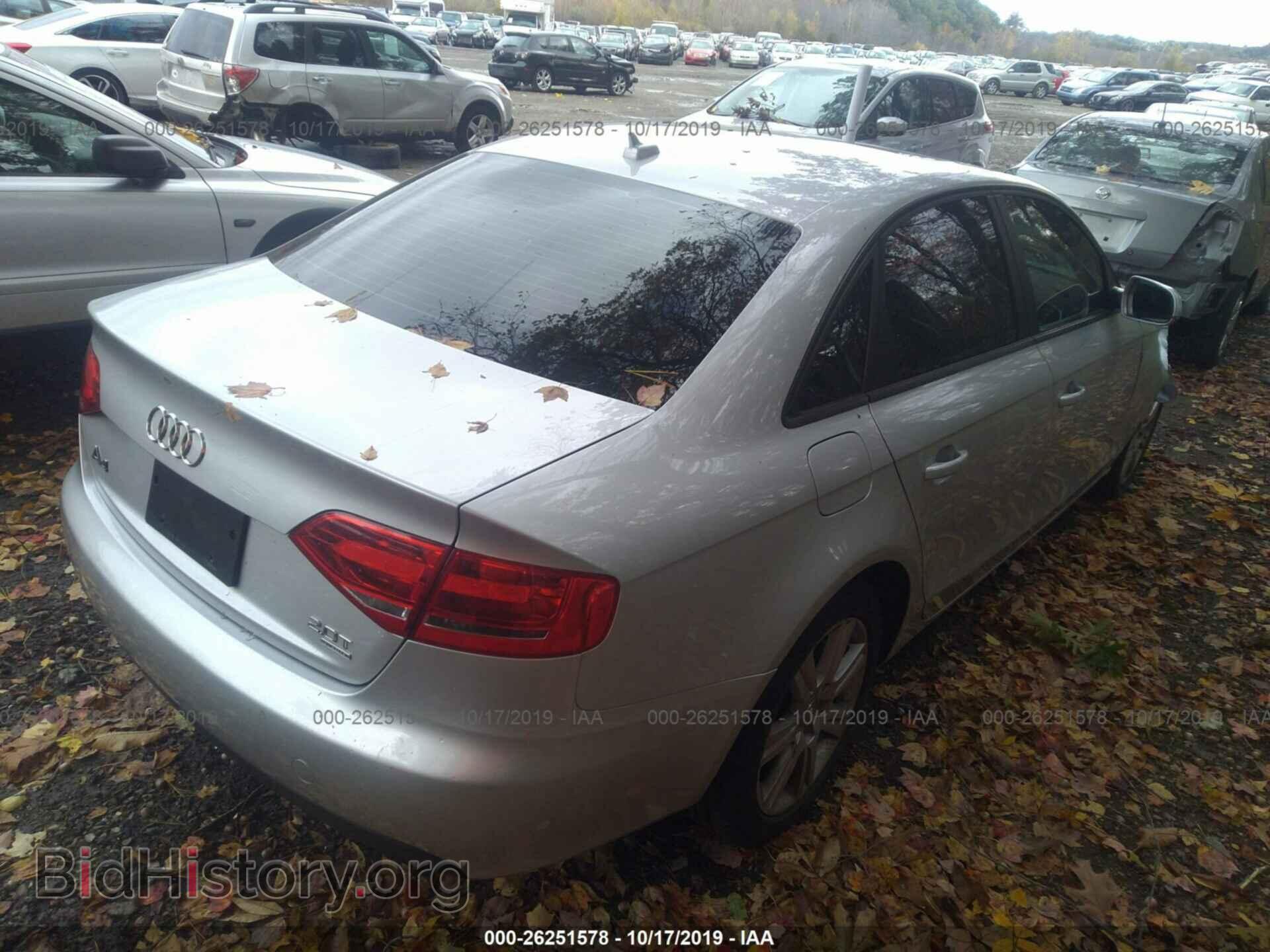 2010 AUDI A4 - VIN: WAUBFAFL8AA048367 - Фото 4