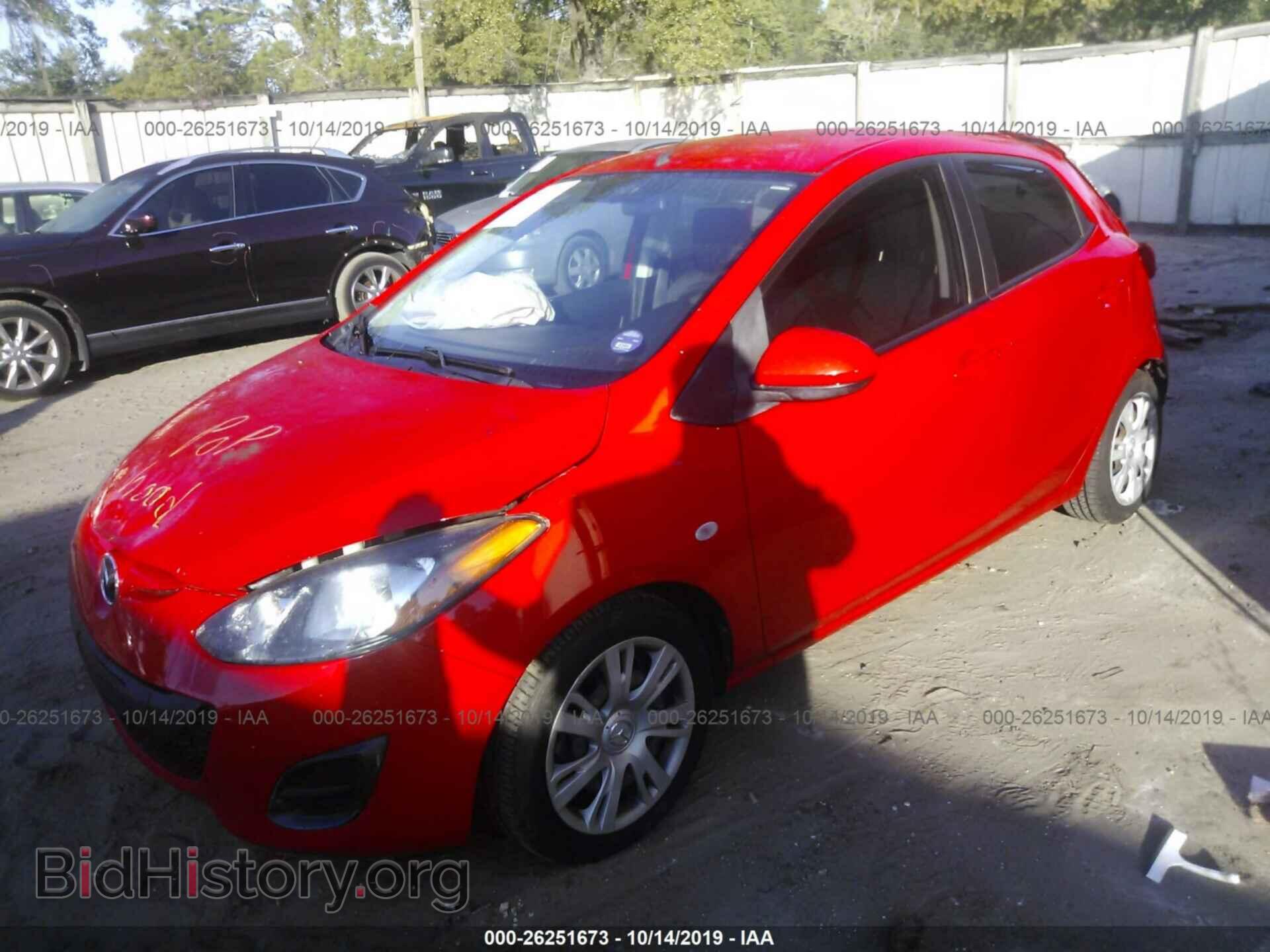 2013 MAZDA MAZDA2 - VIN: JM1DE1KY2D0170975 - Photo 2