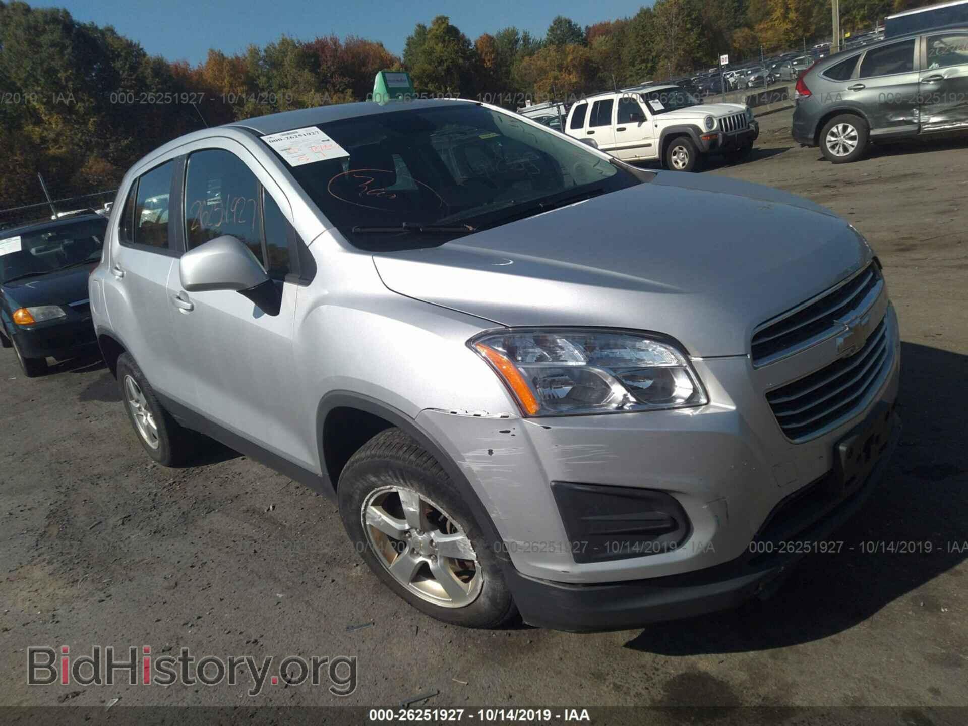 Фотография 3GNCJPSB4FL225056 - CHEVROLET TRAX 2015
