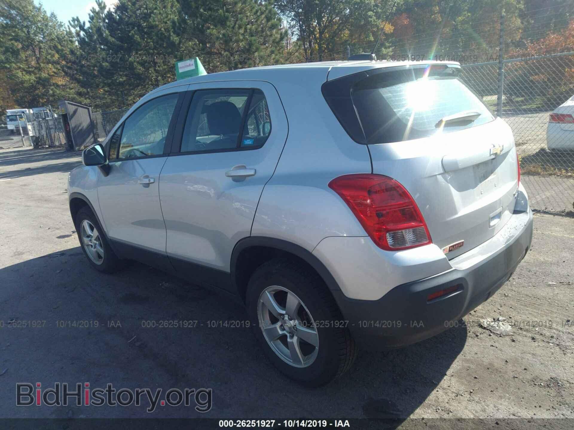 2015 CHEVROLET TRAX - VIN: 3GNCJPSB4FL225056 - Фото 3