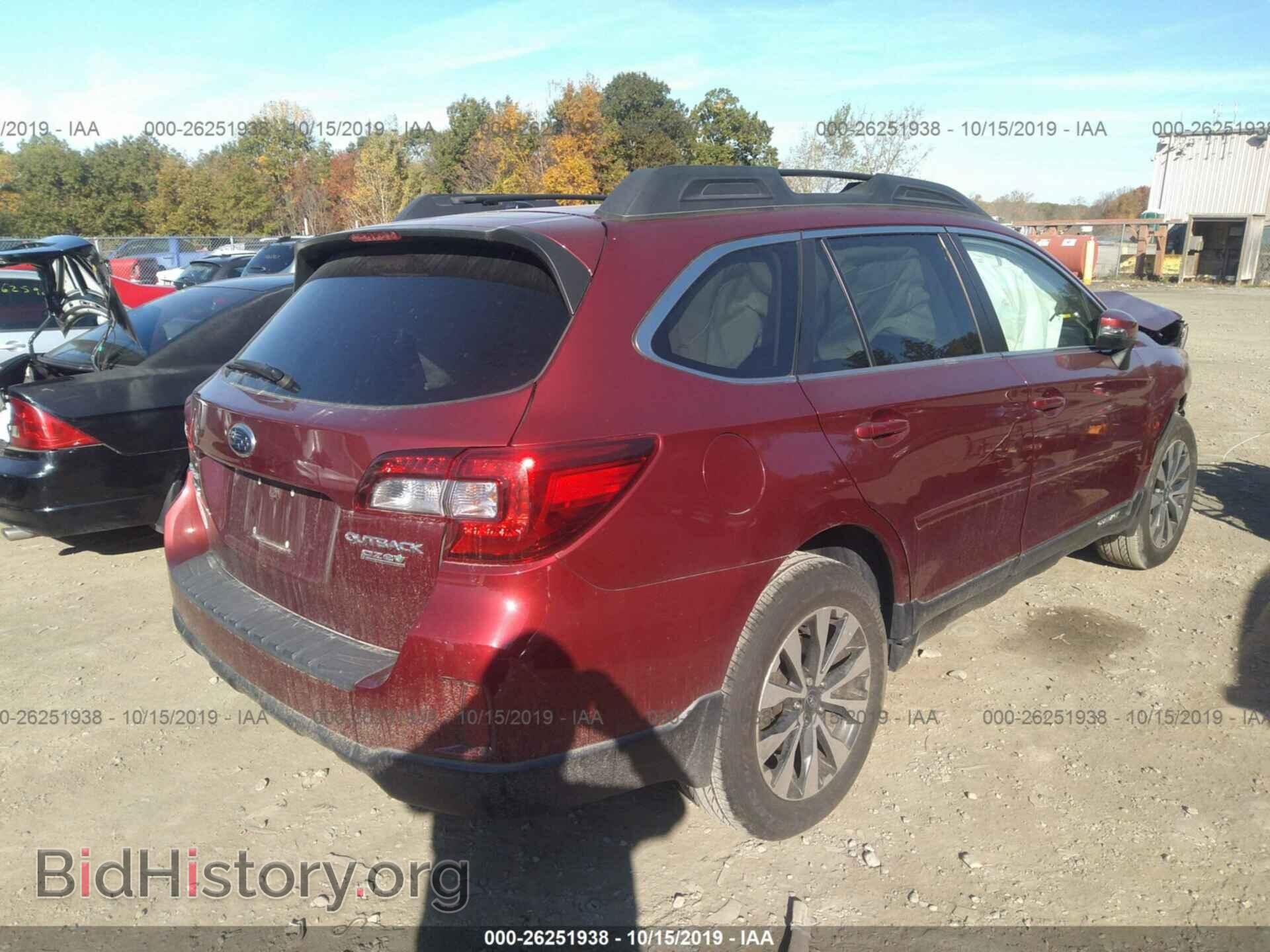 2015 SUBARU OUTBACK - VIN: 4S4BSAJC9F3237414 - Фото 4
