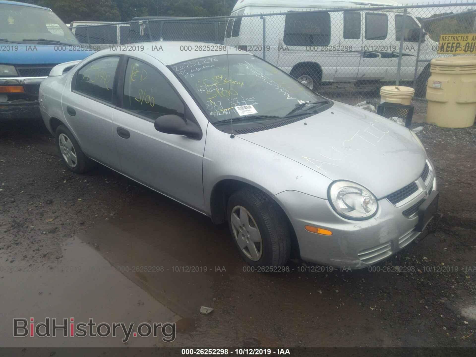 Photo 1B3ES26C75D210982 - DODGE NEON 2005
