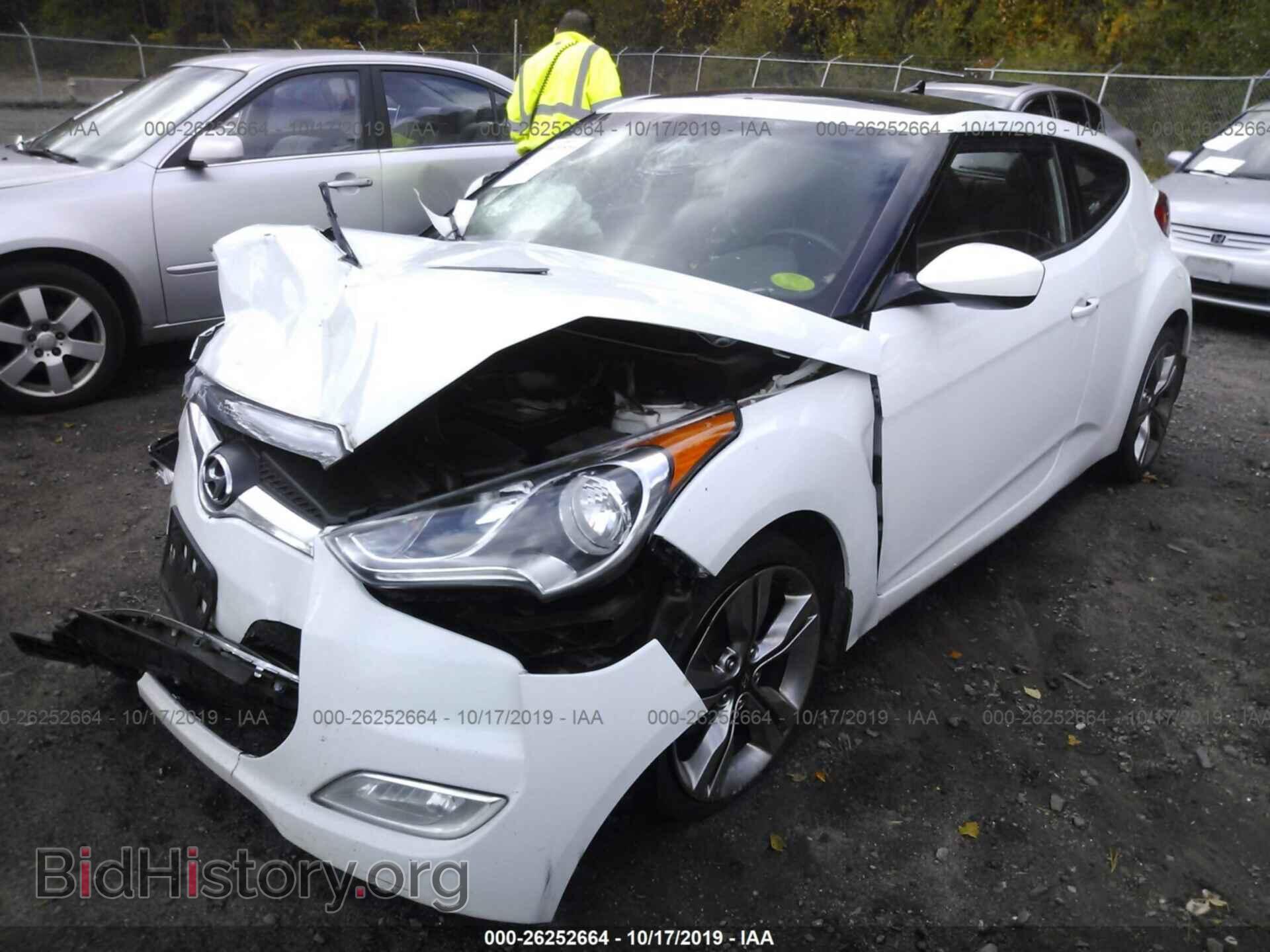 2013 HYUNDAI VELOSTER - VIN: KMHTC6AD7DU109980 - Фото 2