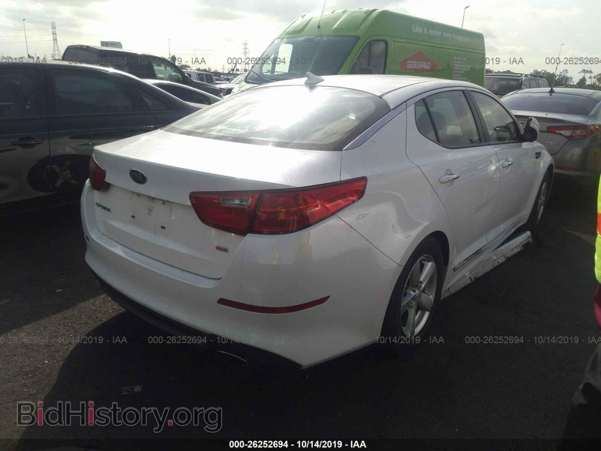 2015 KIA OPTIMA - VIN: KNAGM4A77F5664522 - Фото 4