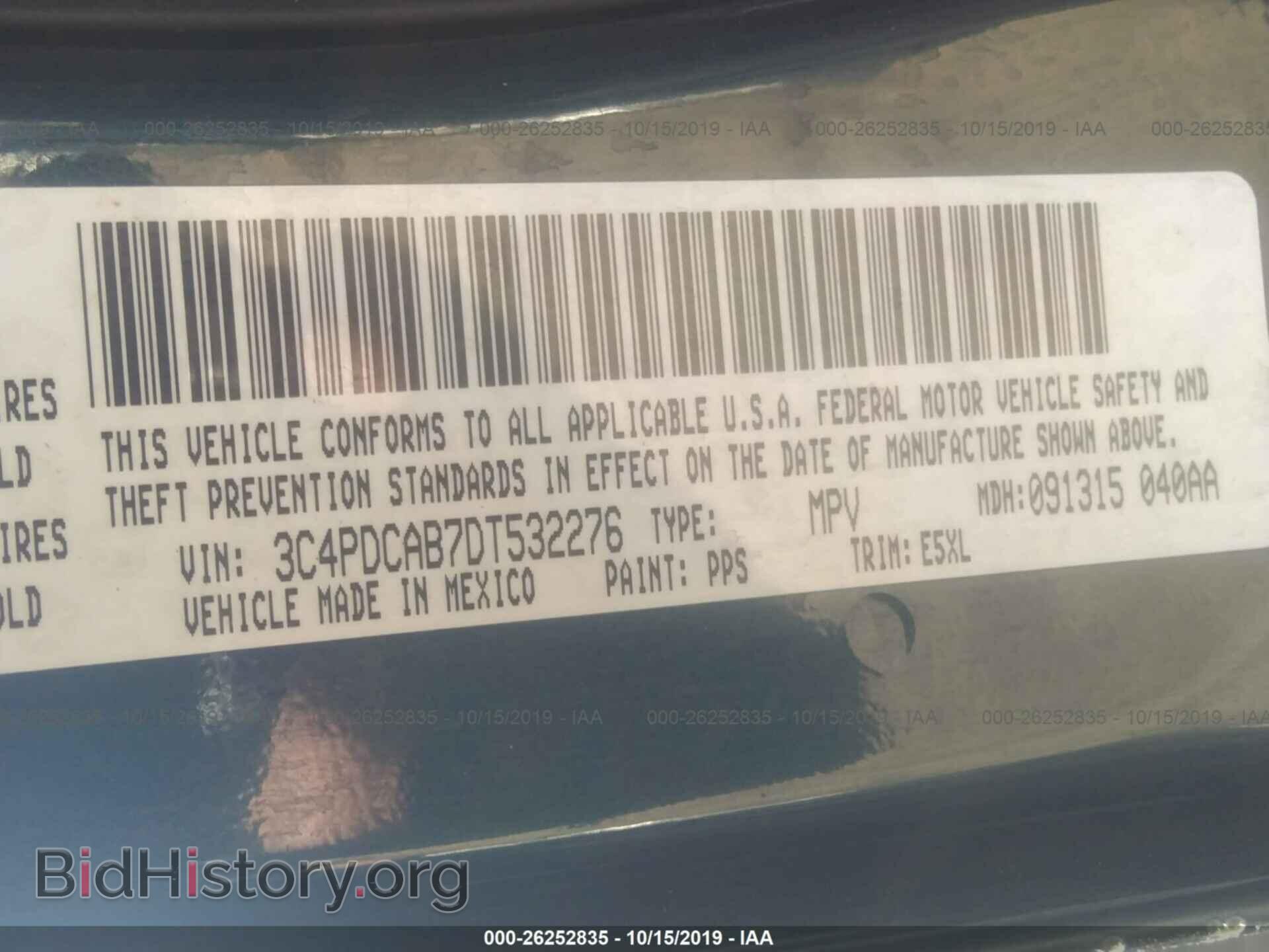 2013 DODGE JOURNEY - VIN: 3C4PDCAB7DT532276 - Photo 9