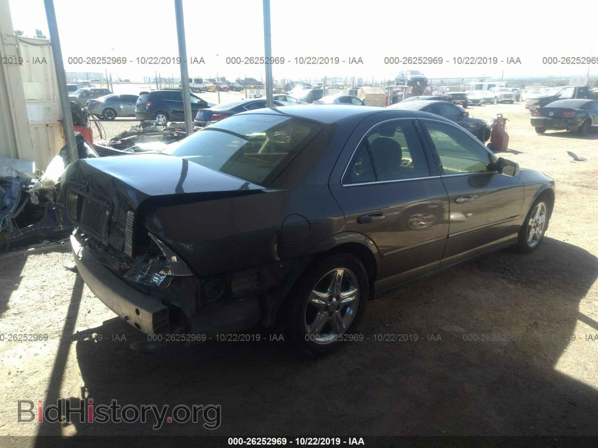 2004 LINCOLN LS - VIN: 1LNHM86SX4Y642212 - Фото 4