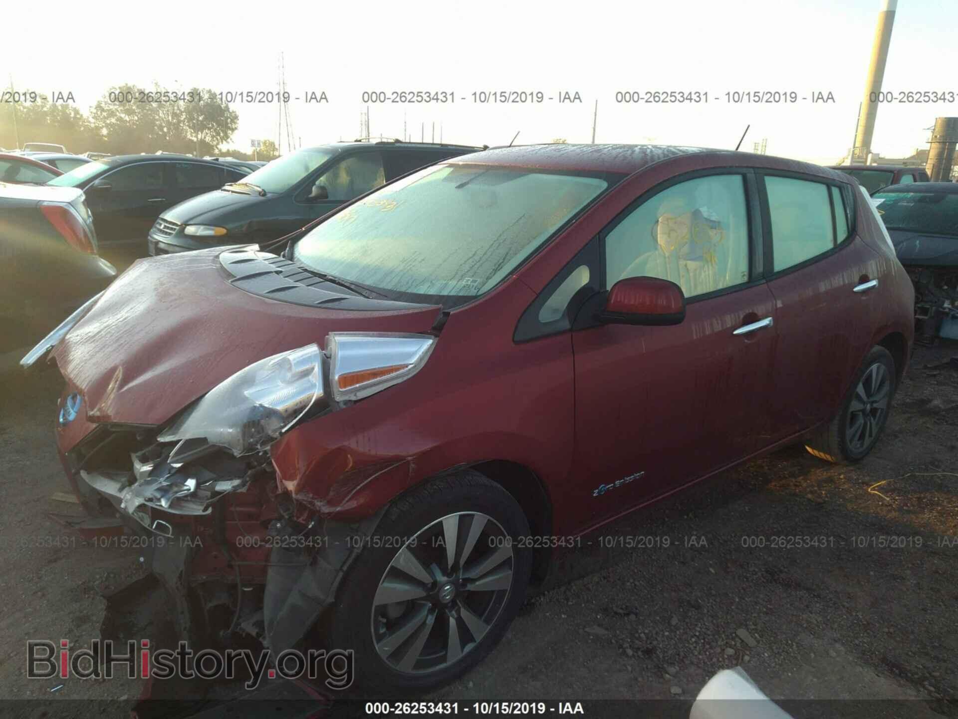2015 NISSAN LEAF - VIN: 1N4AZ0CP7FC309190 - Фото 2