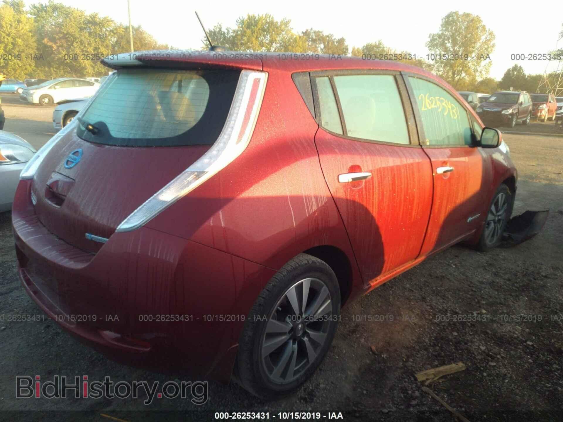 2015 NISSAN LEAF - VIN: 1N4AZ0CP7FC309190 - Фото 4