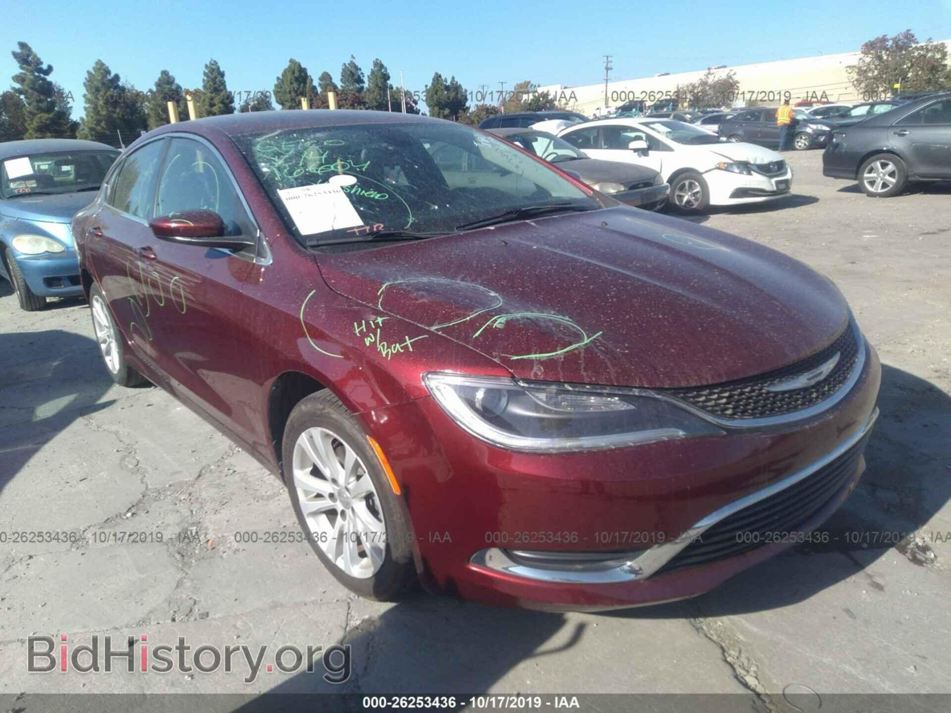 Photo 1C3CCCABXGN123277 - CHRYSLER 200 2016