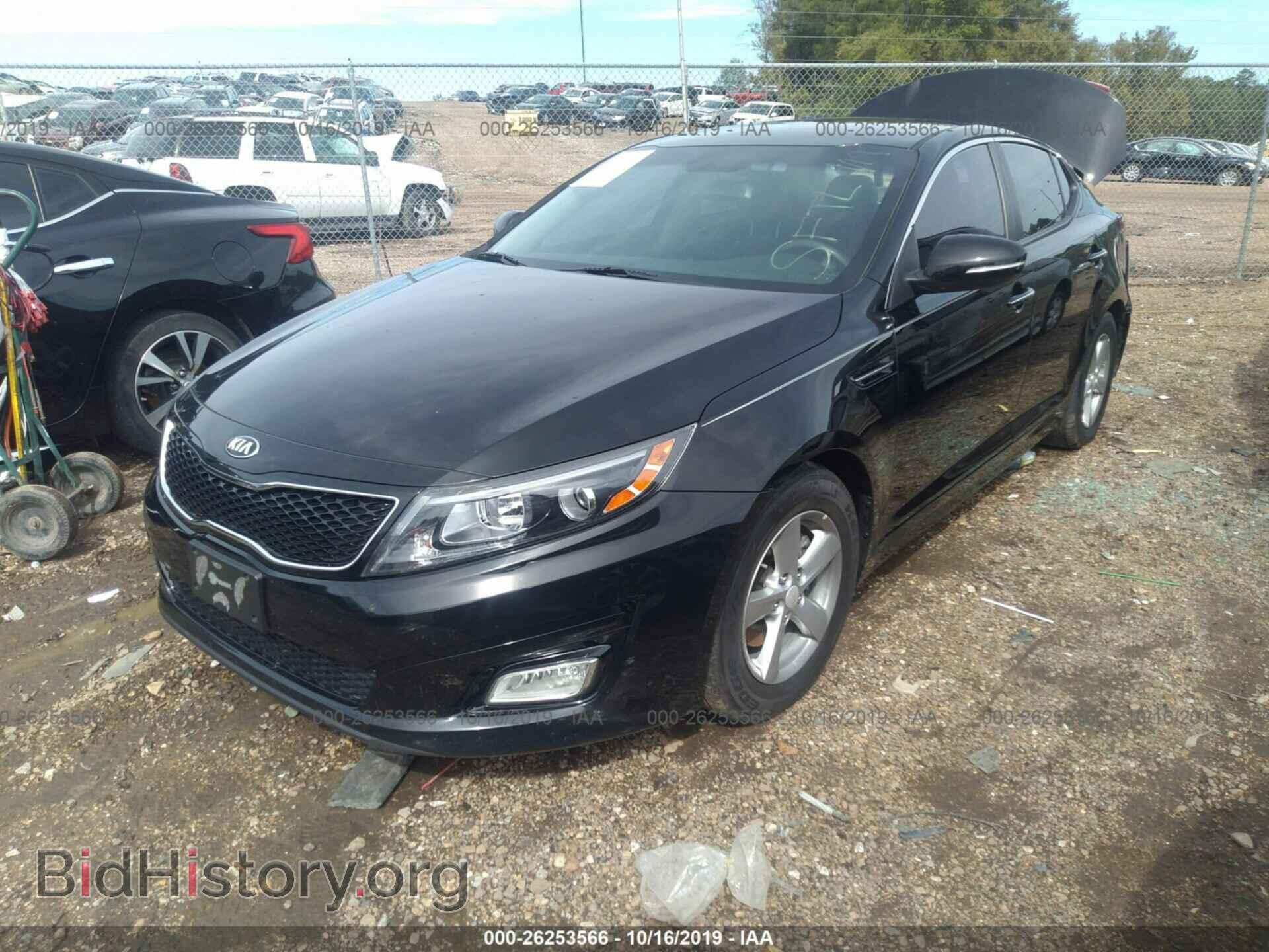 2015 KIA OPTIMA - VIN: 5XXGM4A76FG454637 - Фото 2