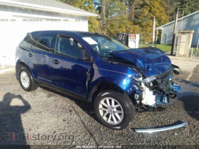 2013 Ford EDGE SE, синий — VIN 2FMDK3GC0DBE15705, IAAI