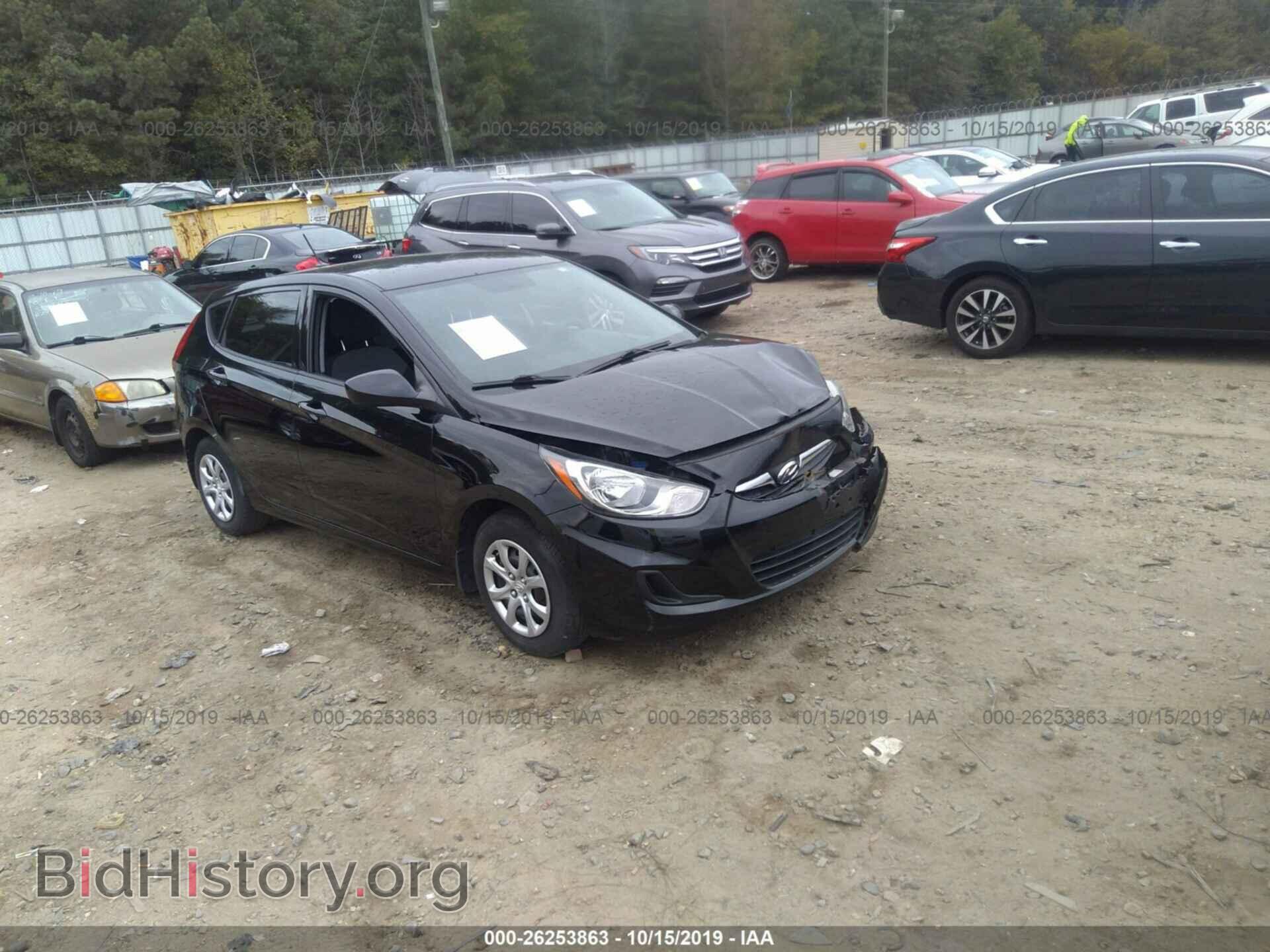Photo KMHCT5AE1CU045663 - HYUNDAI ACCENT 2012