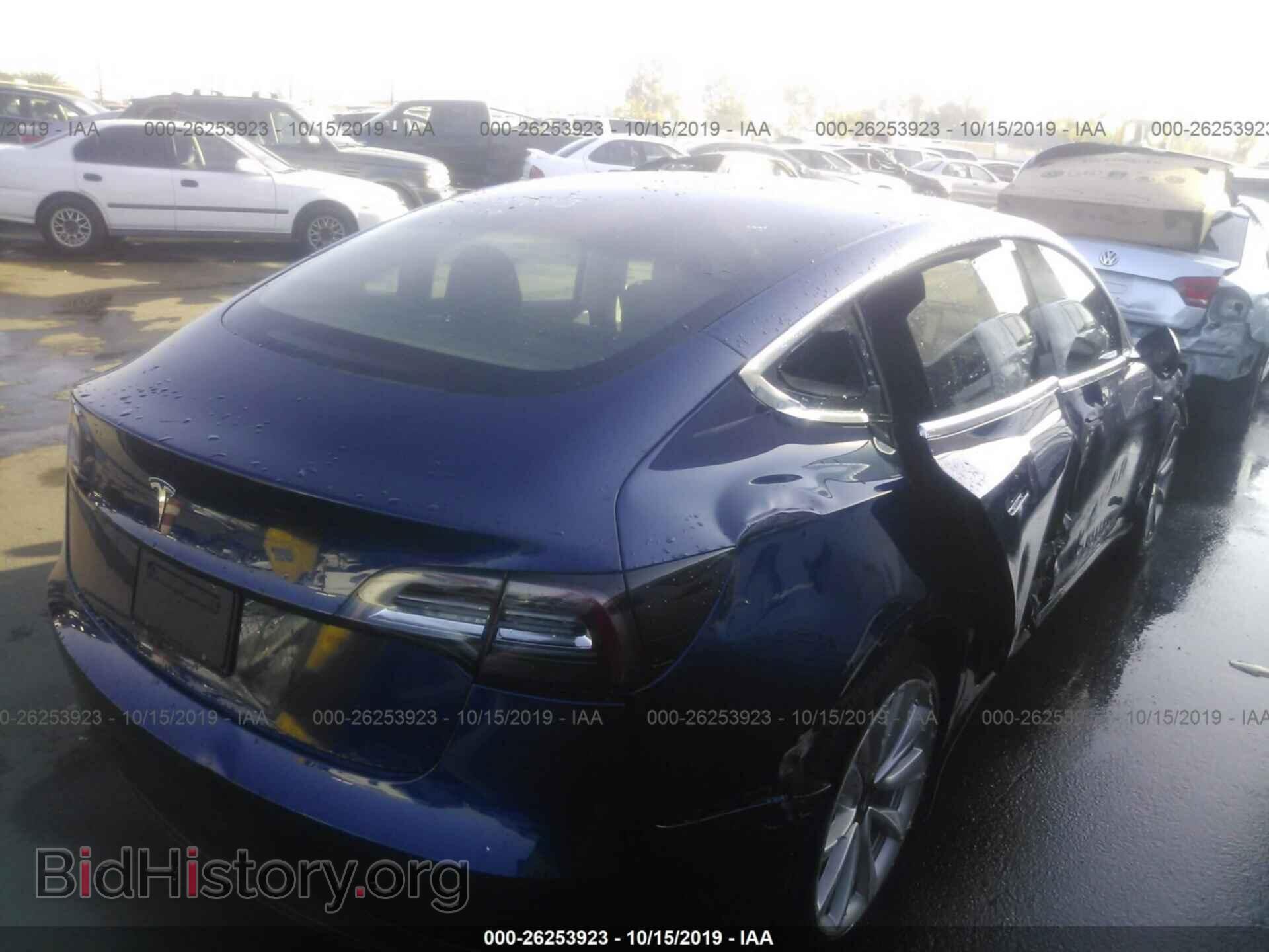 2019 TESLA MODEL 3 - VIN: 5YJ3E1EA5KF311613 - Фото 4