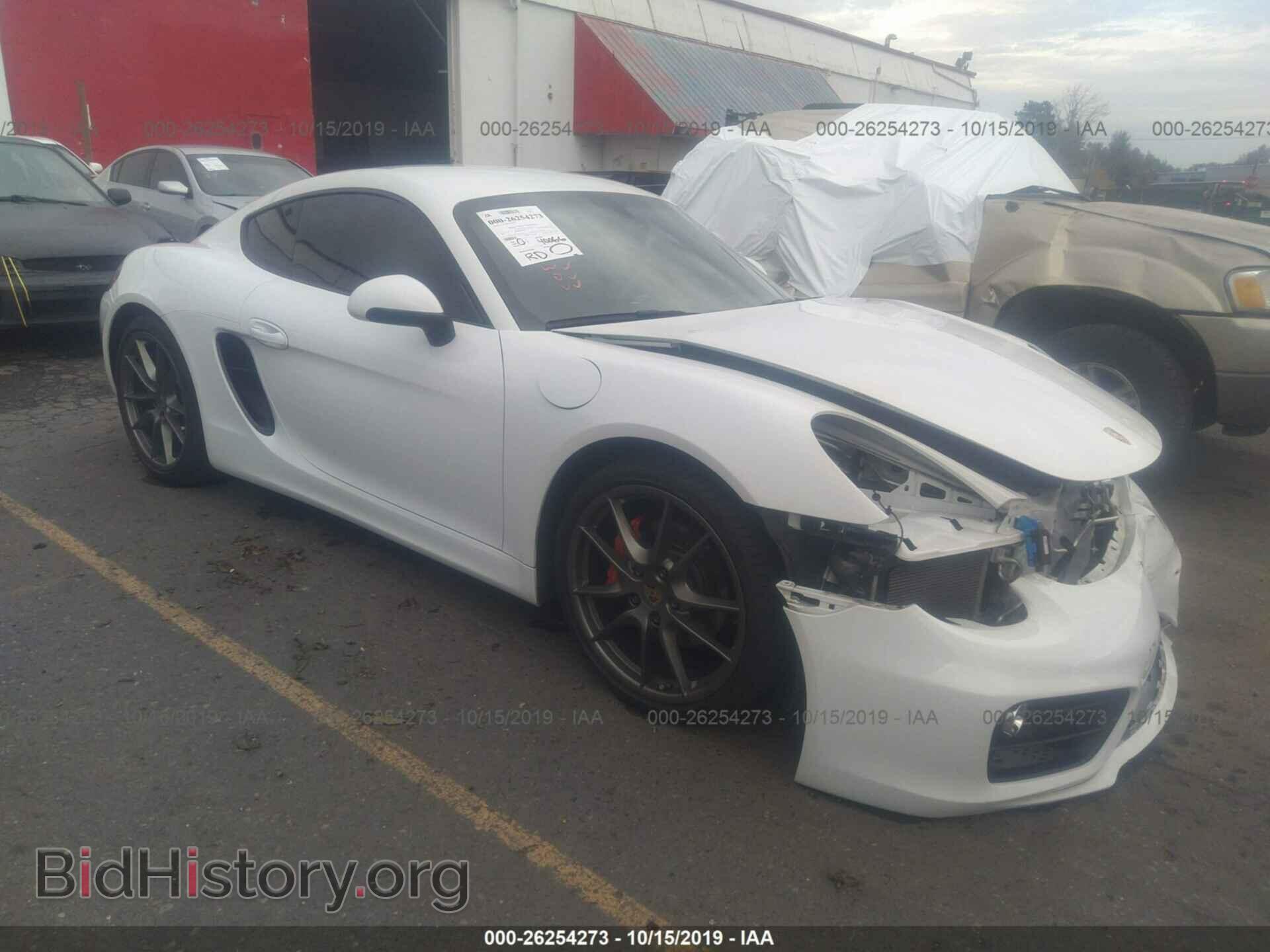 Фотография WP0AB2A8XFK184276 - PORSCHE CAYMAN 2015