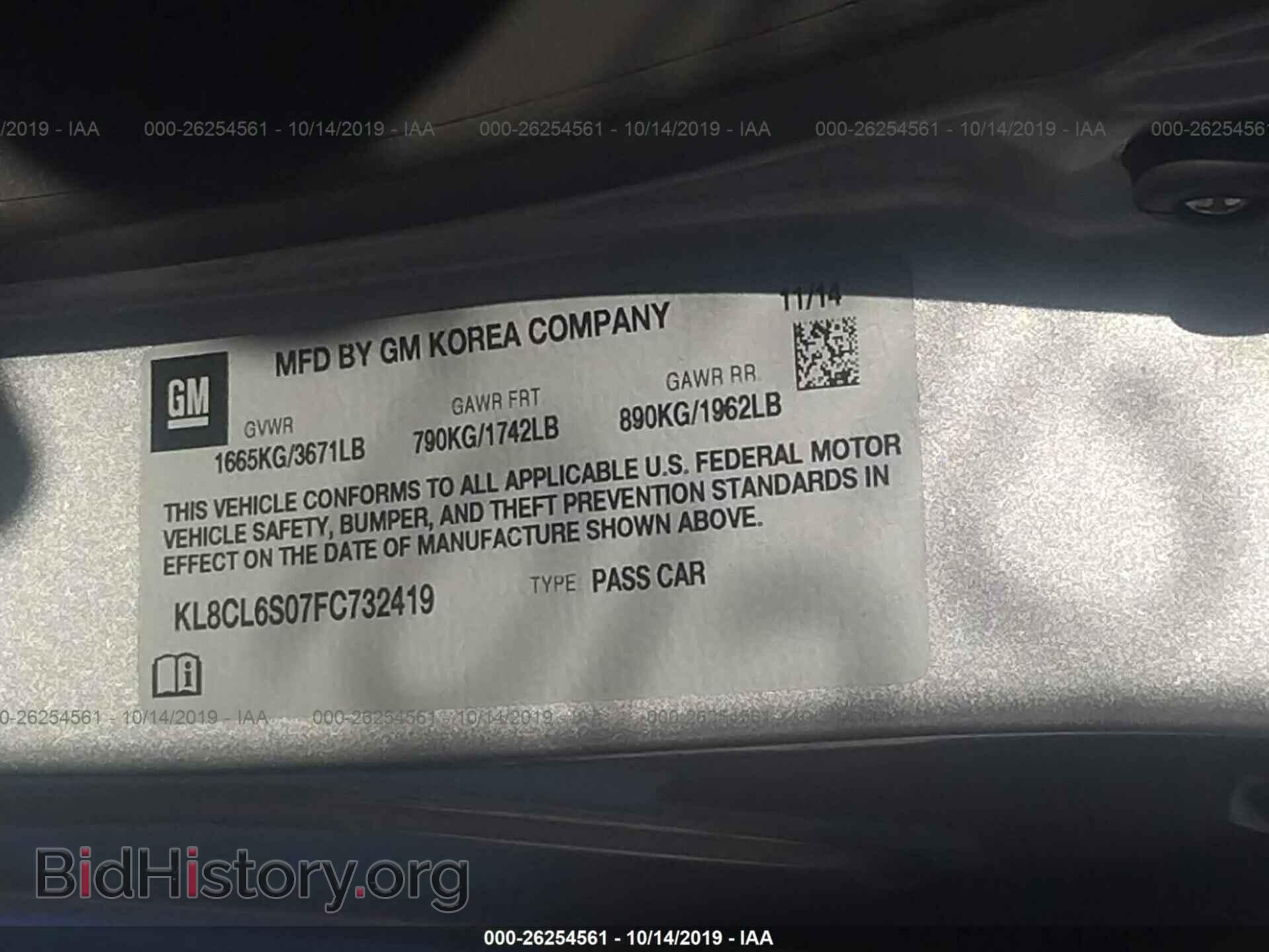 2015 CHEVROLET SPARK EV - VIN: KL8CL6S07FC732419 - Photo 9