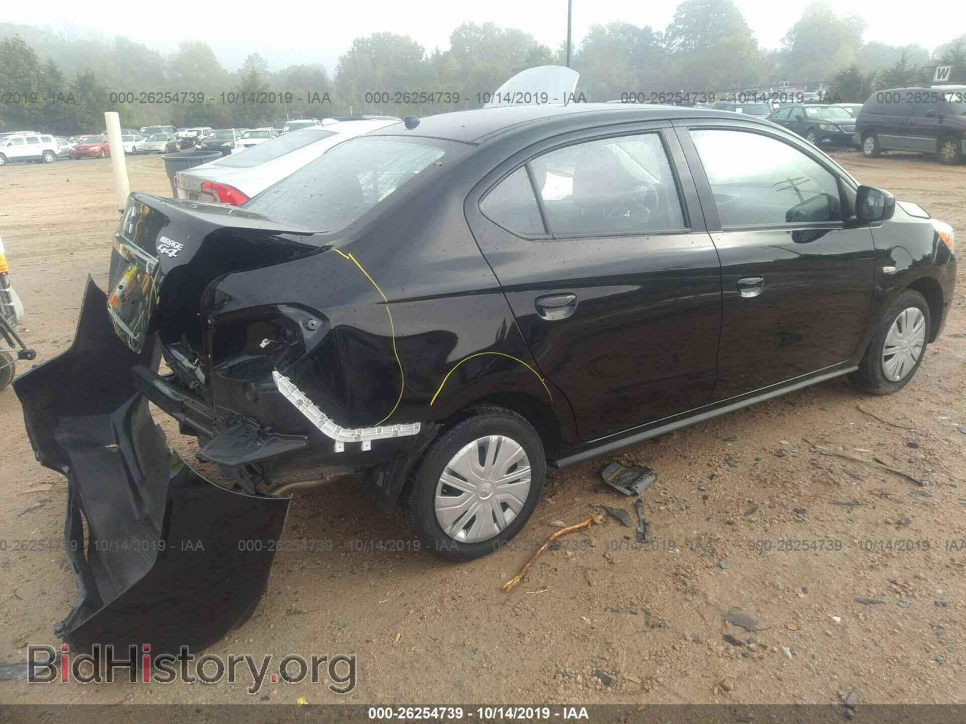 2019 MITSUBISHI MIRAGE - VIN: ML32F3FJ0KHF01649 - Фото 4