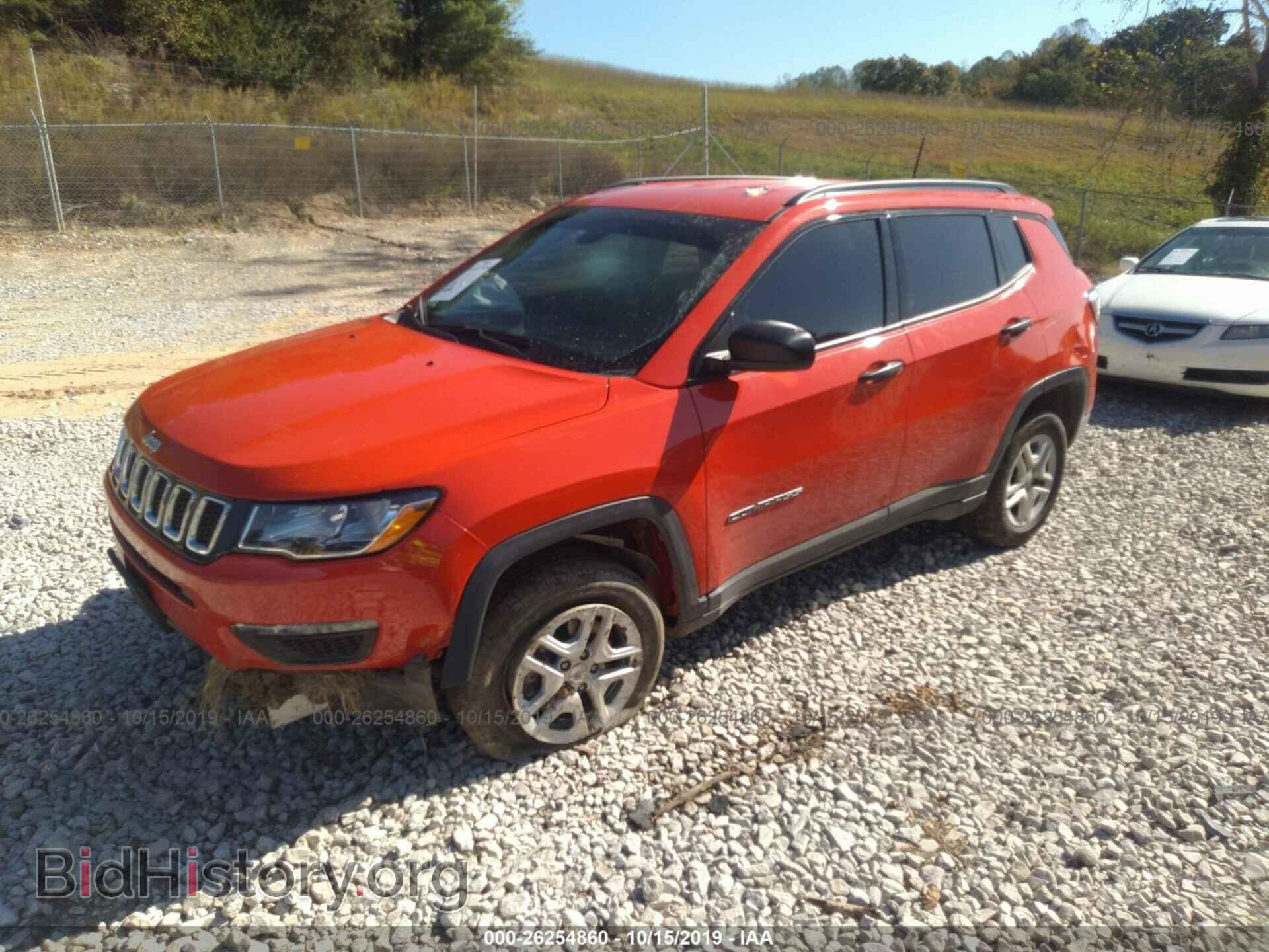 2018 JEEP COMPASS - VIN: 3C4NJDAB8JT423441 - Фото 2