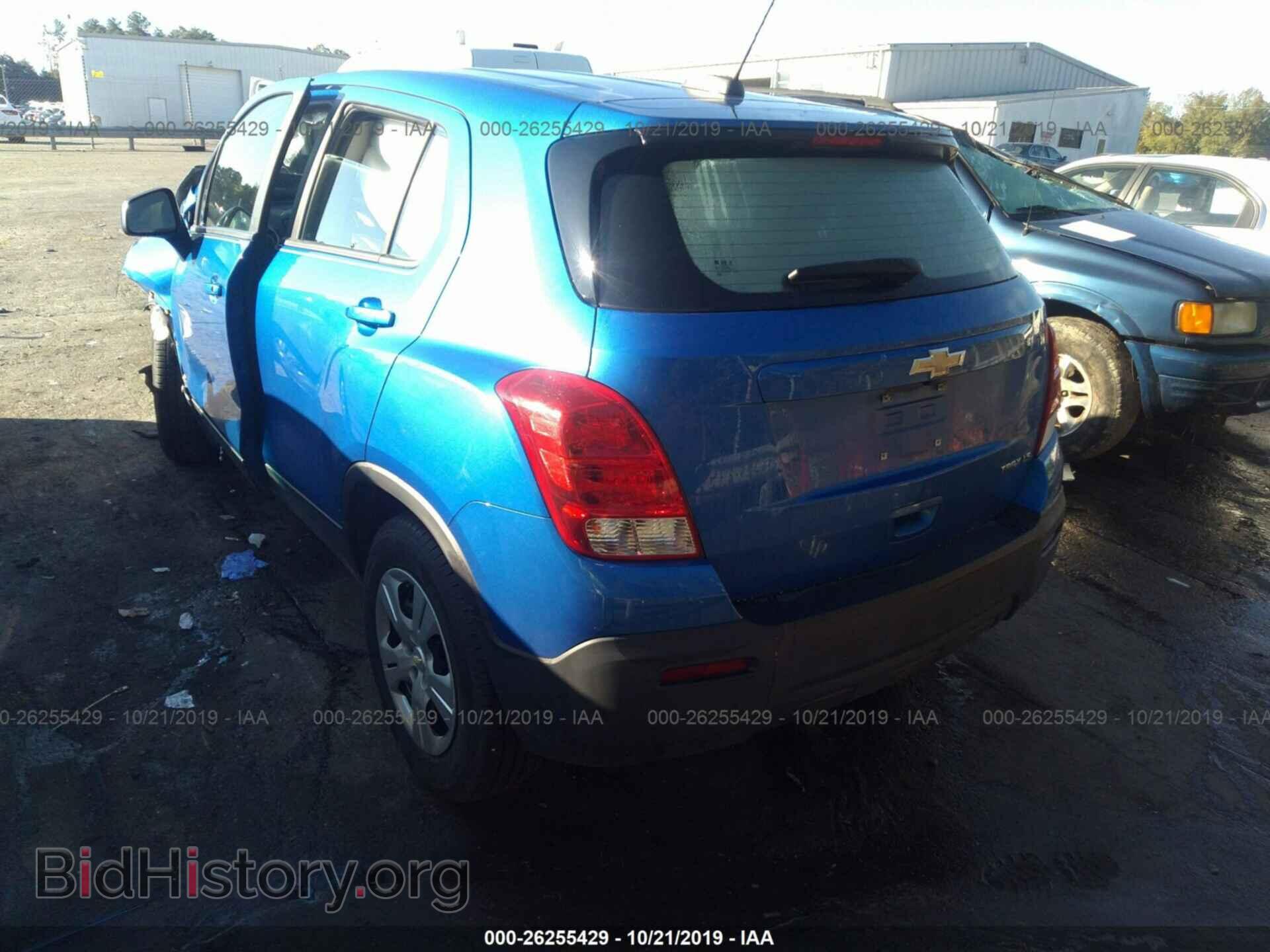 2016 CHEVROLET TRAX - VIN: KL7CJKSB0GB641553 - Фото 3