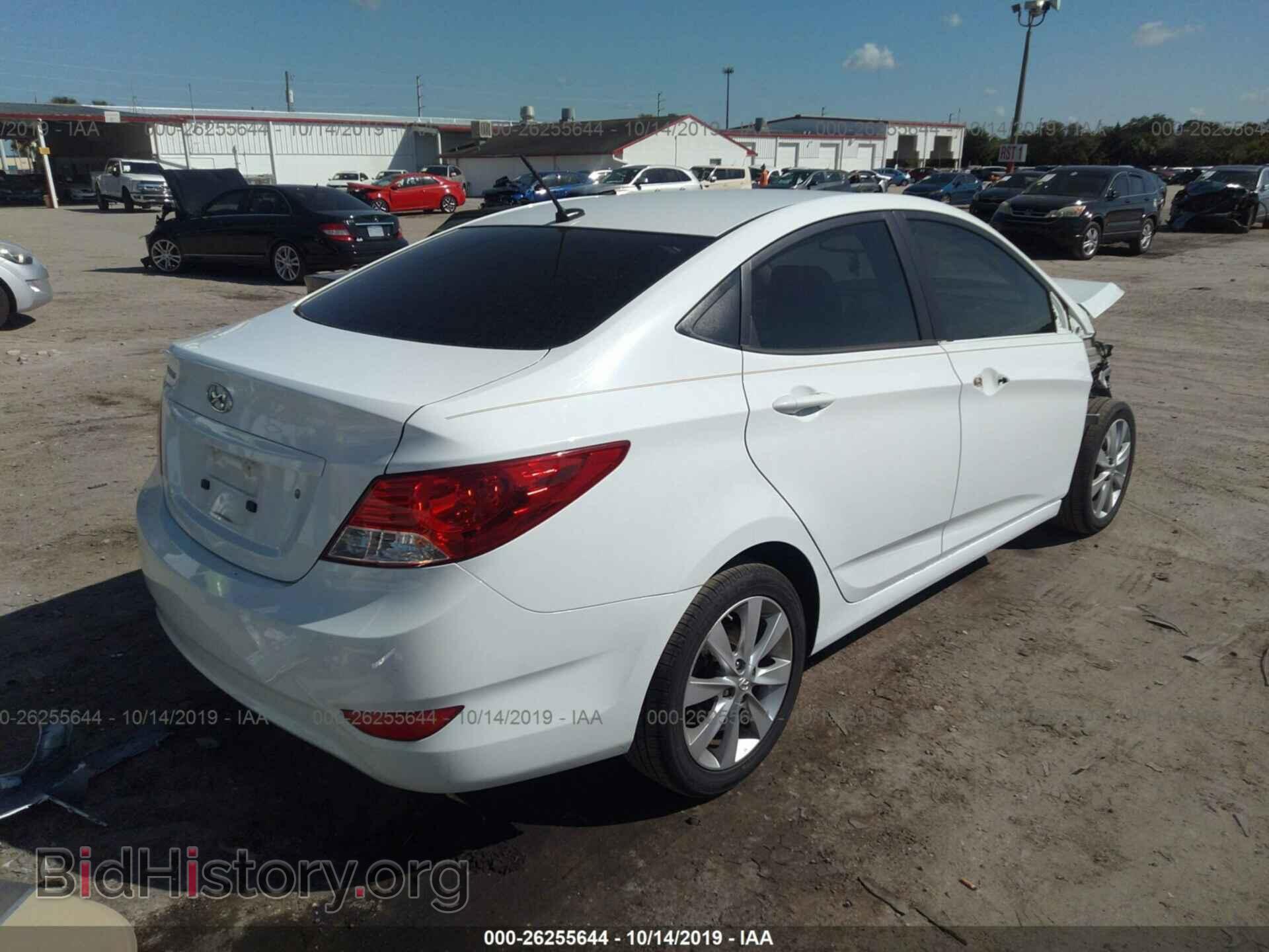 2013 HYUNDAI ACCENT - VIN: KMHCU4AE4DU397158 - Фото 4