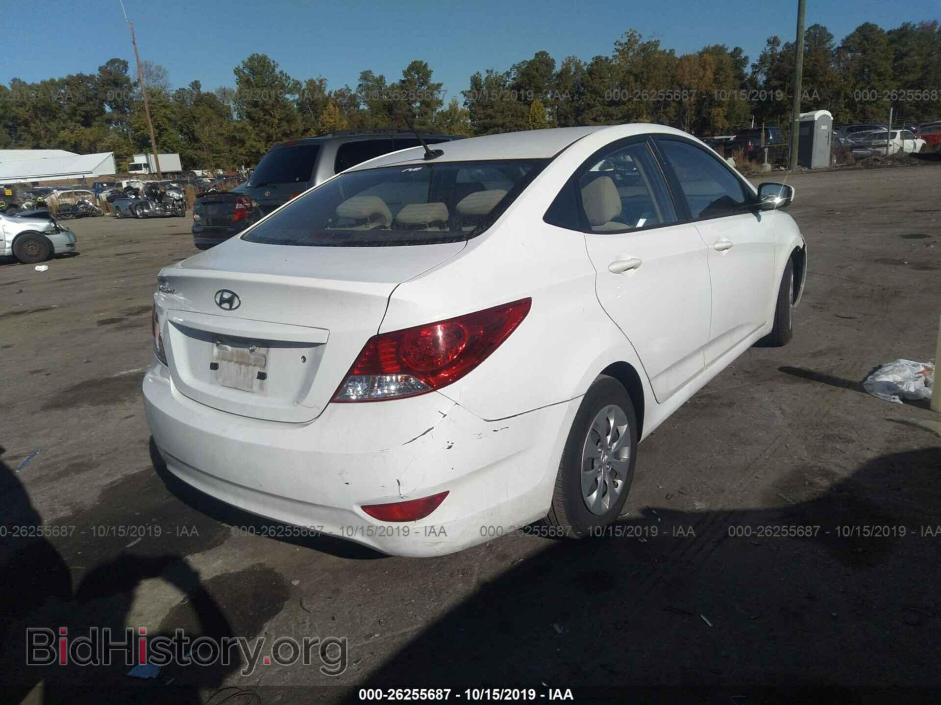 2014 HYUNDAI ACCENT - VIN: KMHCT4AEXEU690843 - Фото 4