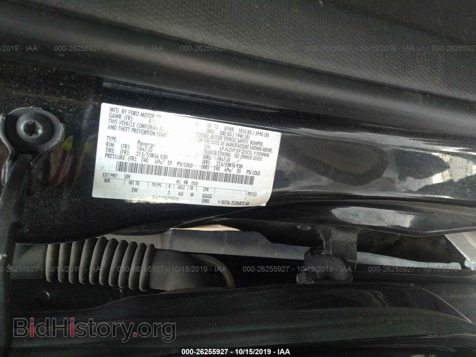 2013 FORD FOCUS - VIN: 1FADP3F23DL130968 - Photo 9