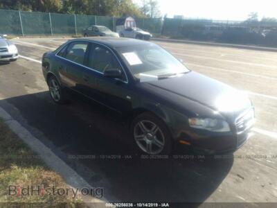 2007 Audi A4 2.0T Quattro, black — VIN WAUDF78E87A142087, IAAI