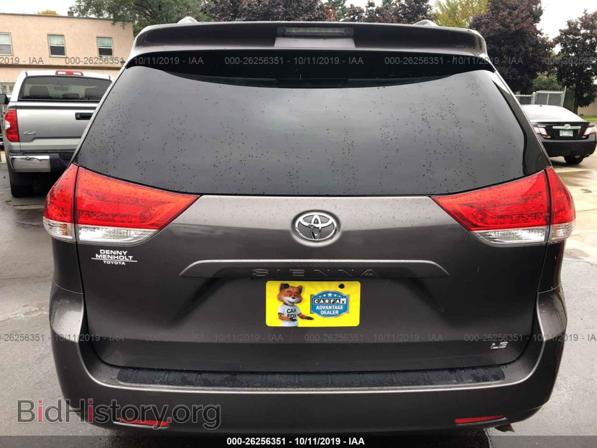 2013 TOYOTA SIENNA - VIN: 5TDKK3DC8DS350665 - Фото 6