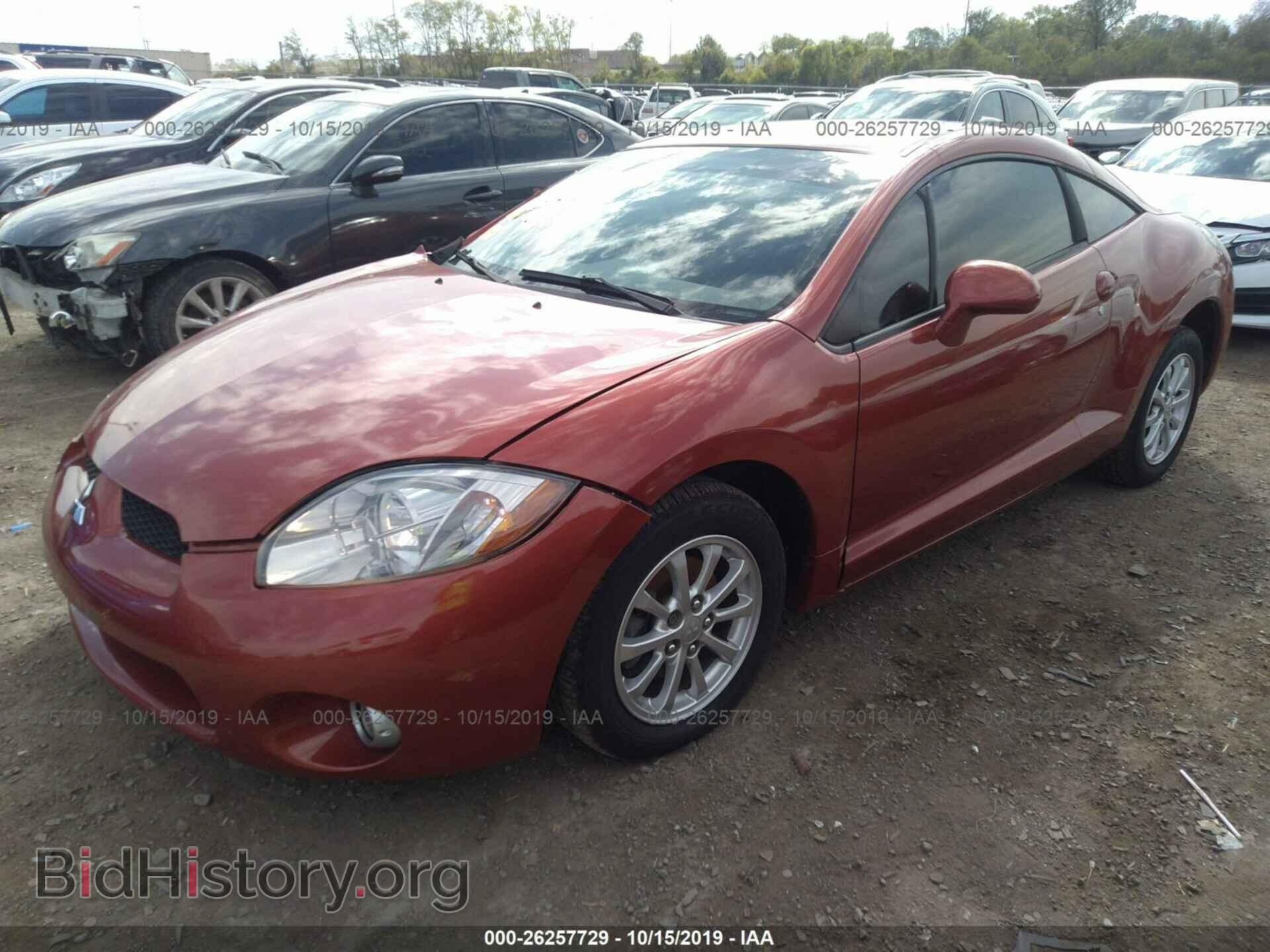 2007 MITSUBISHI ECLIPSE - VIN: 4A3AK24F77E025593 - Фото 2