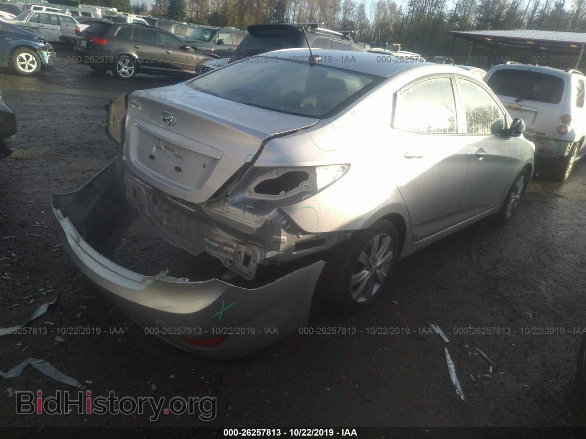 2012 HYUNDAI ACCENT - VIN: KMHCU4AEXCU132033 - Фото 4