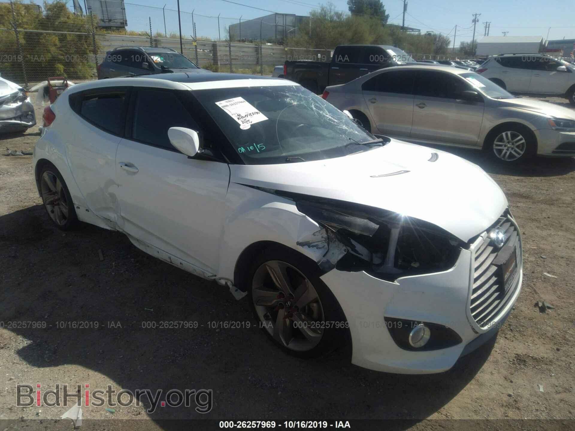 Photo KMHTC6AE2DU084852 - HYUNDAI VELOSTER 2013