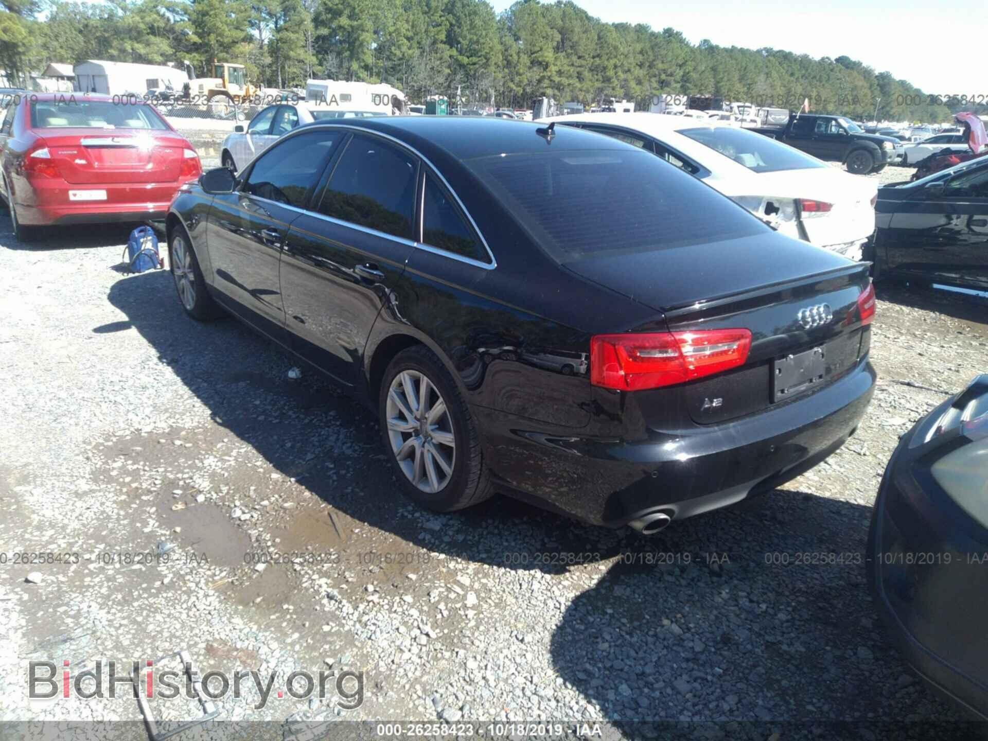 2013 AUDI A6 - VIN: WAUGFAFC0DN075596 - Фото 3