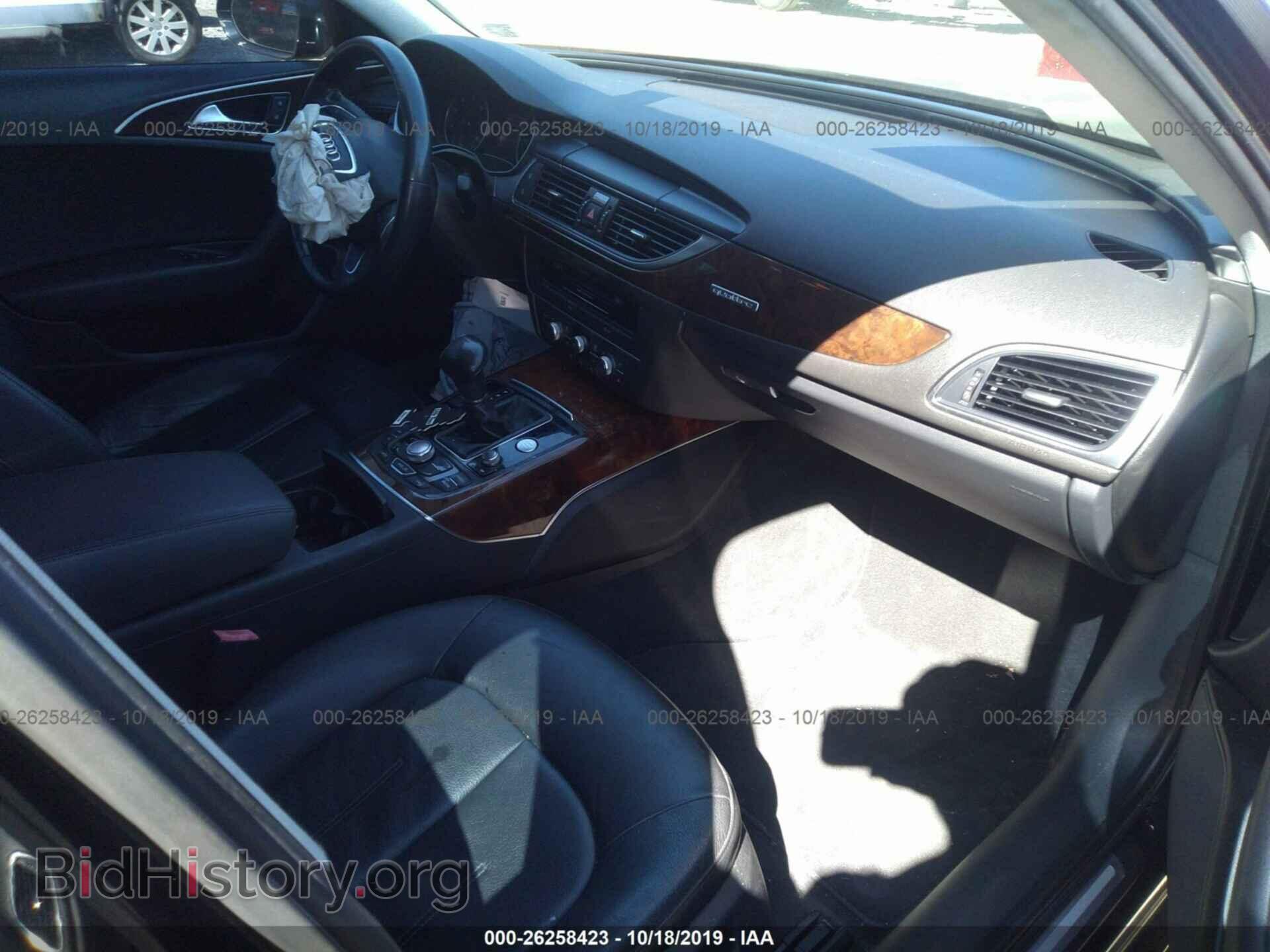 2013 AUDI A6 - VIN: WAUGFAFC0DN075596 - Фото 5