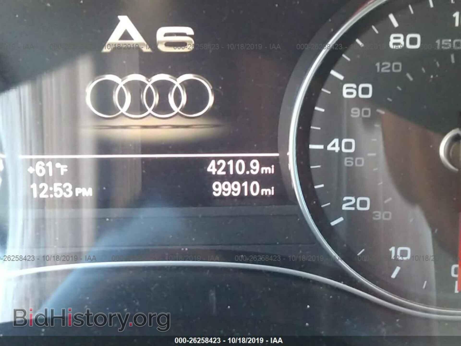 2013 AUDI A6 - VIN: WAUGFAFC0DN075596 - Фото 7