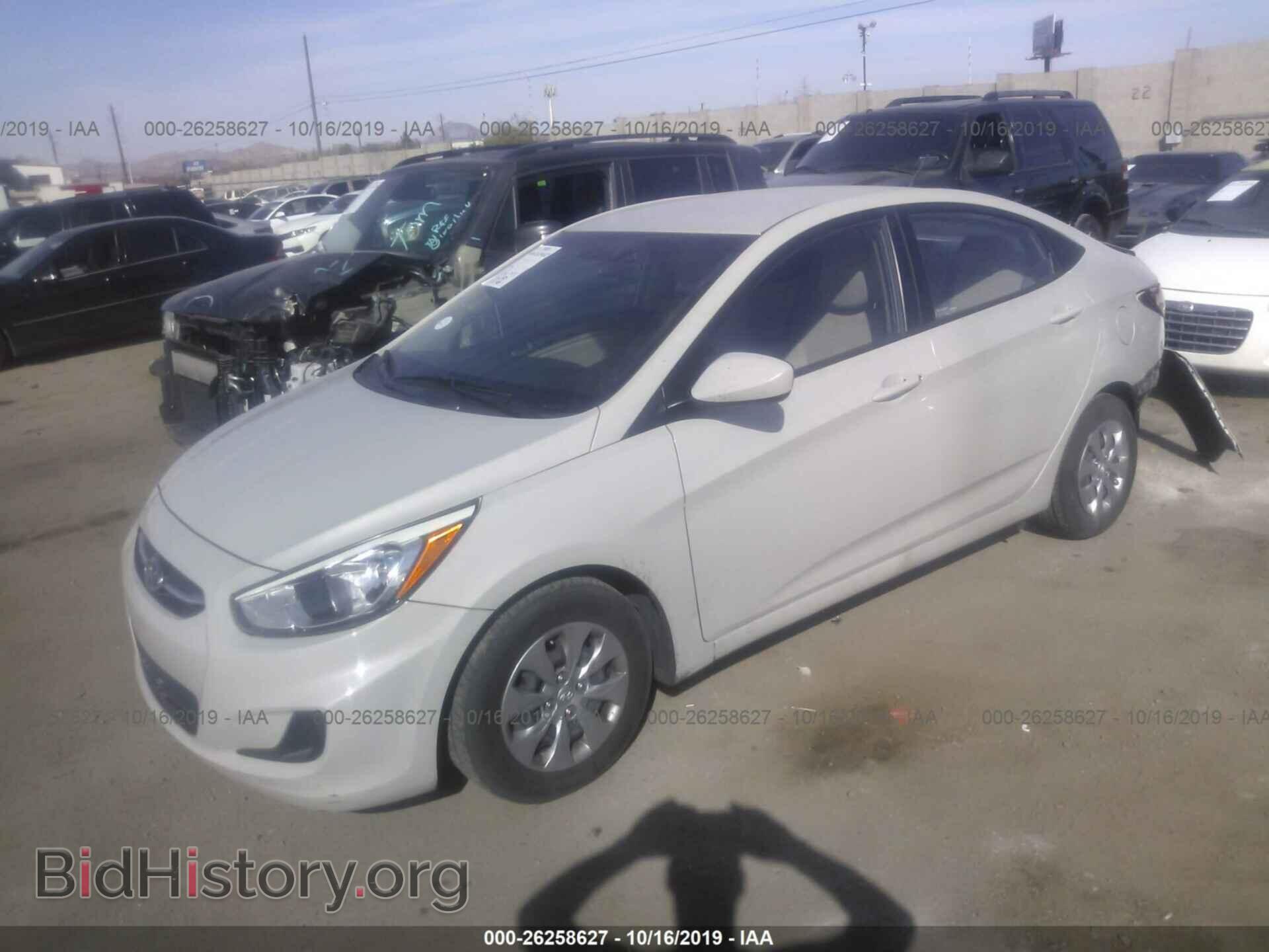 2016 HYUNDAI ACCENT - VIN: KMHCT4AE3GU001017 - Фото 2
